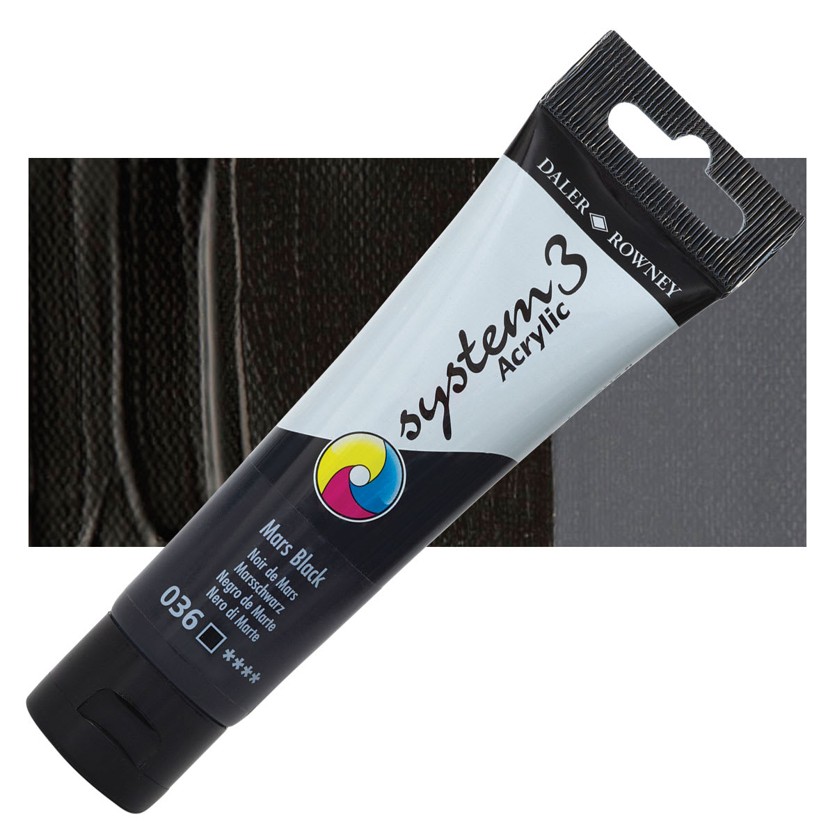 DALER ROWNEY SYSTEM3 ACRYLIC 1000ML – NERO DI MARTE 036