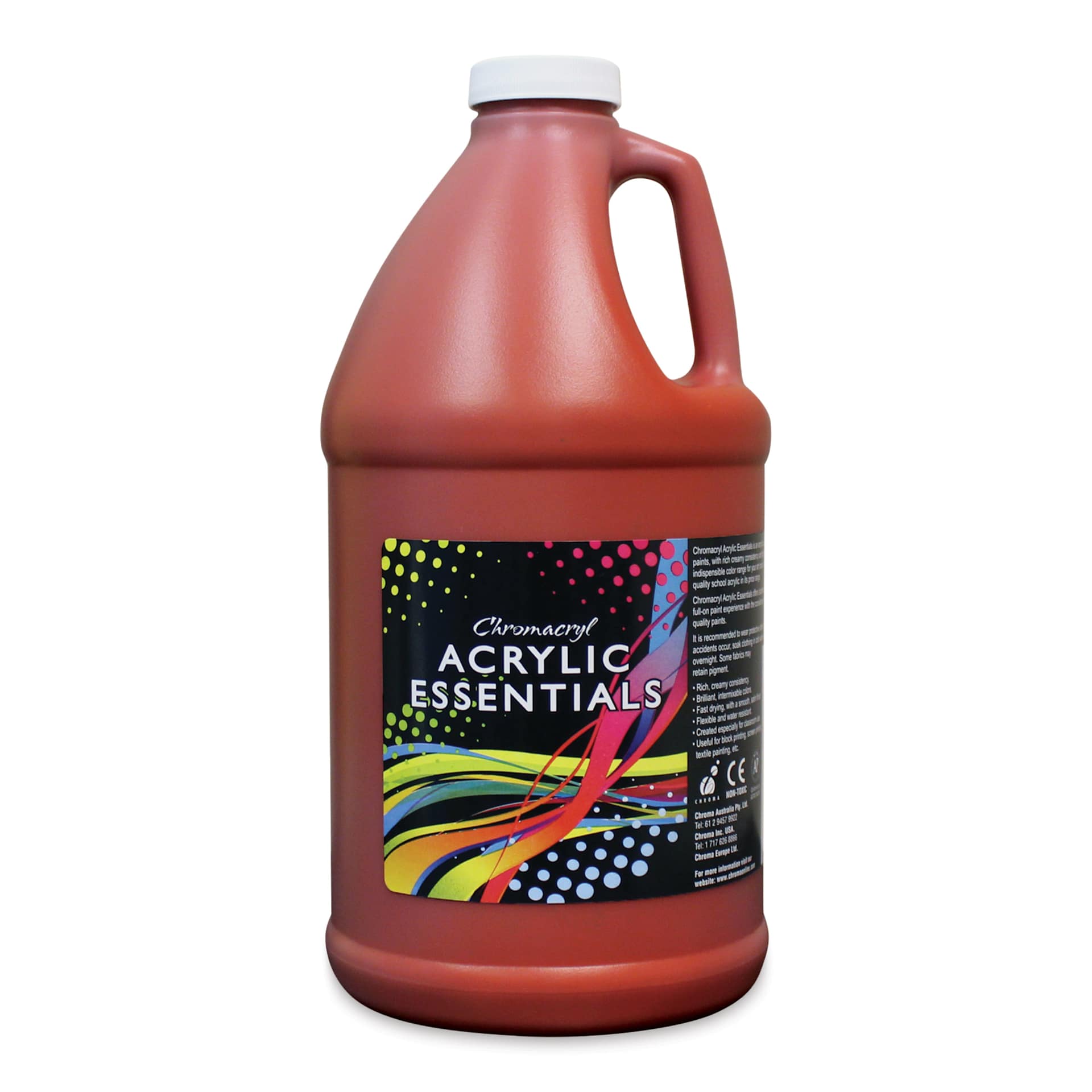 Chromacryl Acrylic Essentials - Red Oxide, 1/2 Gallon