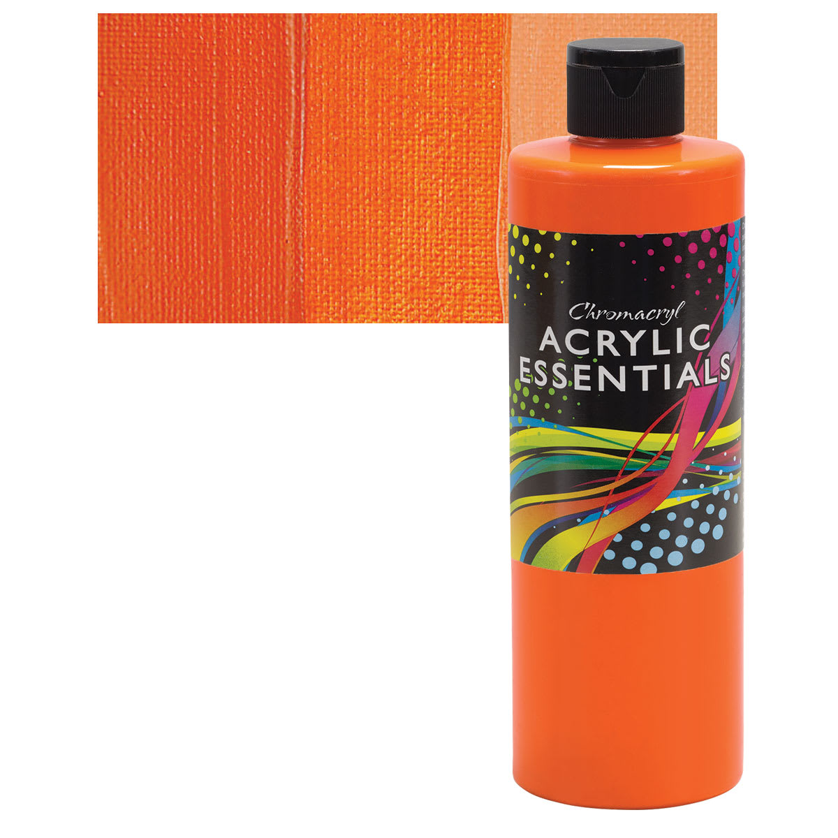 Chromacryl Acrylic Essentials - Orange, Pint and swatch