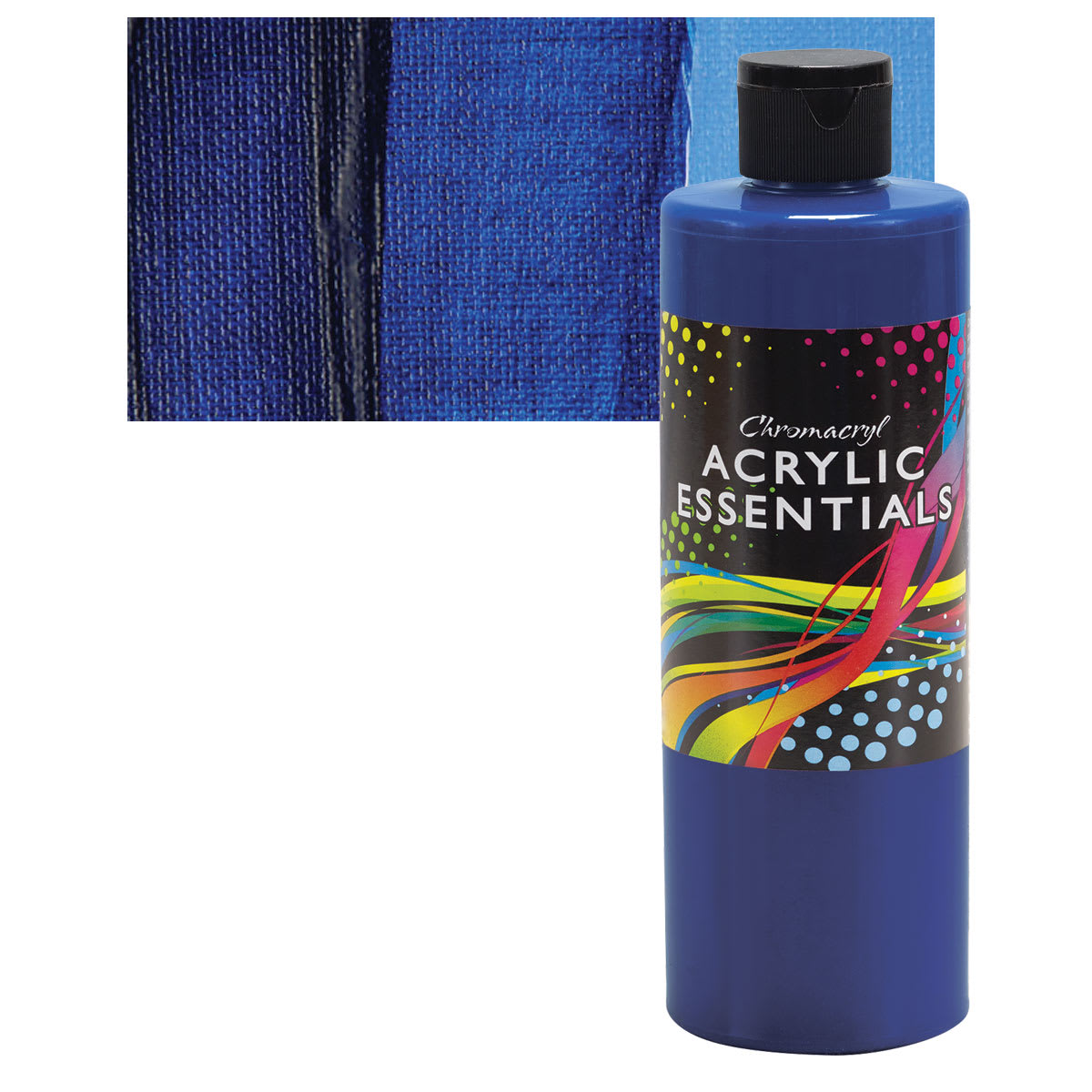 Chromacryl Acrylic Essentials - Warm Blue, Pint and swatch
