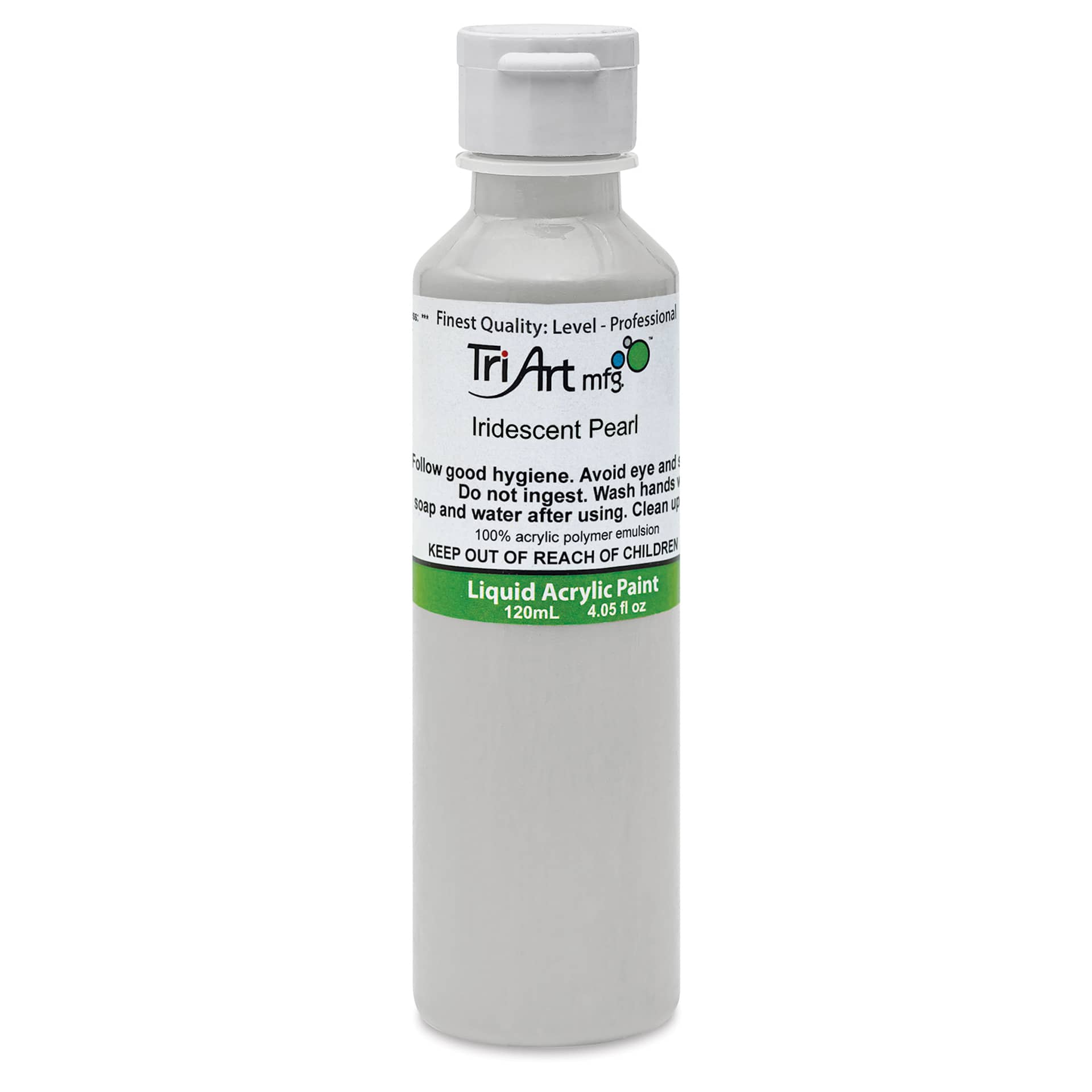 Tri-Art Liquid Artist Acrylics - Iridescent Pearl, 120 ml bottle