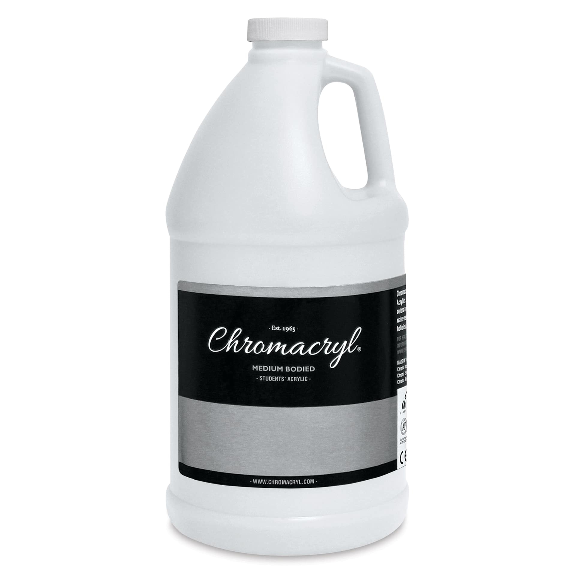 Chromacryl Students' Acrylics - White, 64 oz bottle