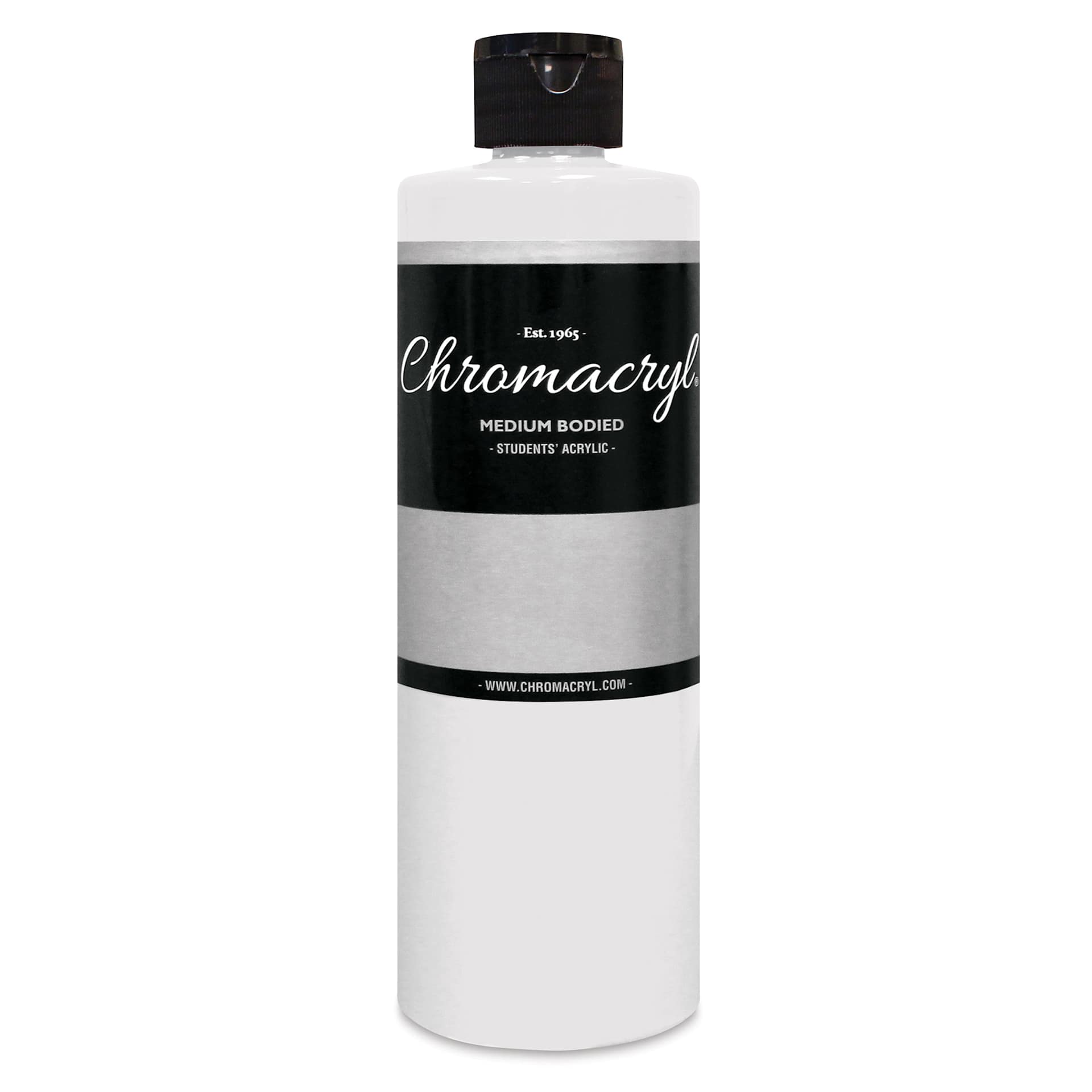 Chromacryl Students' Acrylics - Blockout White, 16 oz bottle