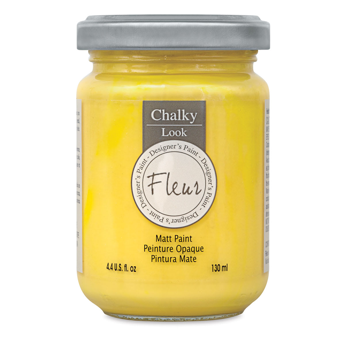 Fleur Chalky Look Paint - Front of 130 ml Love in Portofino Bottle
