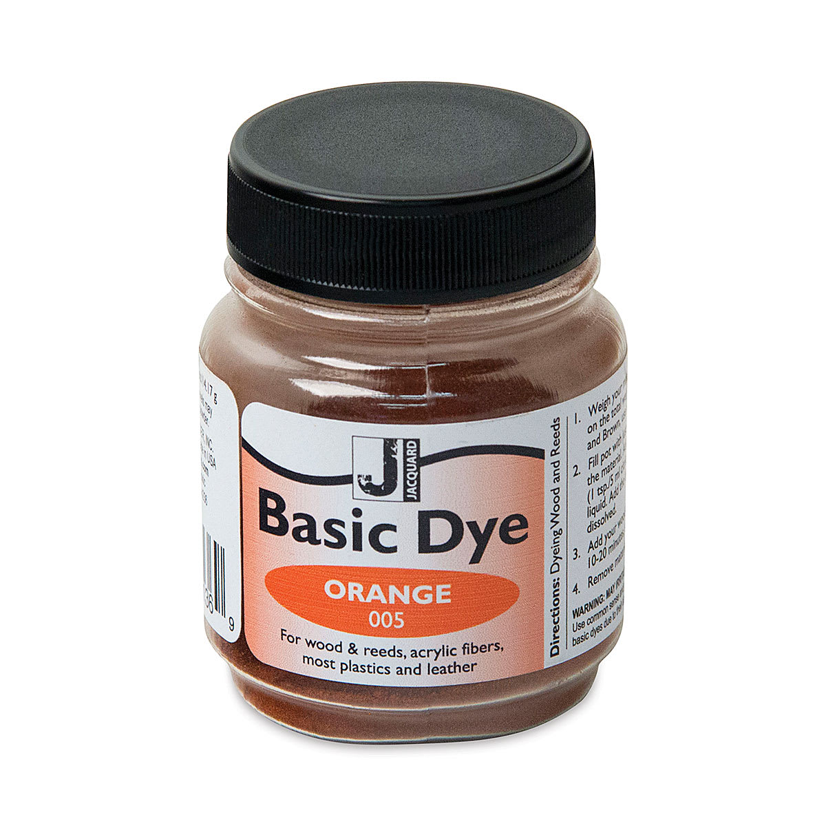 Jacquard Basic Dyes - Orange, 0.5 oz