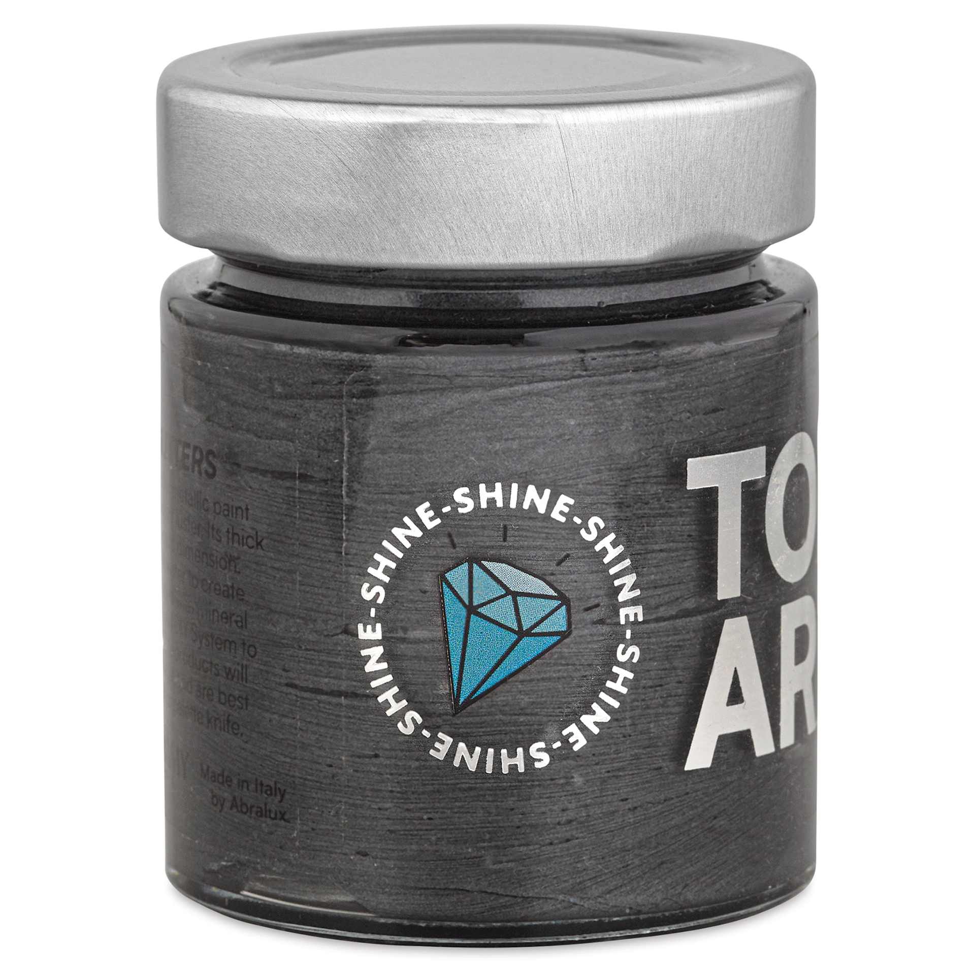 Tommy Art Mineral Paint - Anthracite (Metallic), 140 ml left side