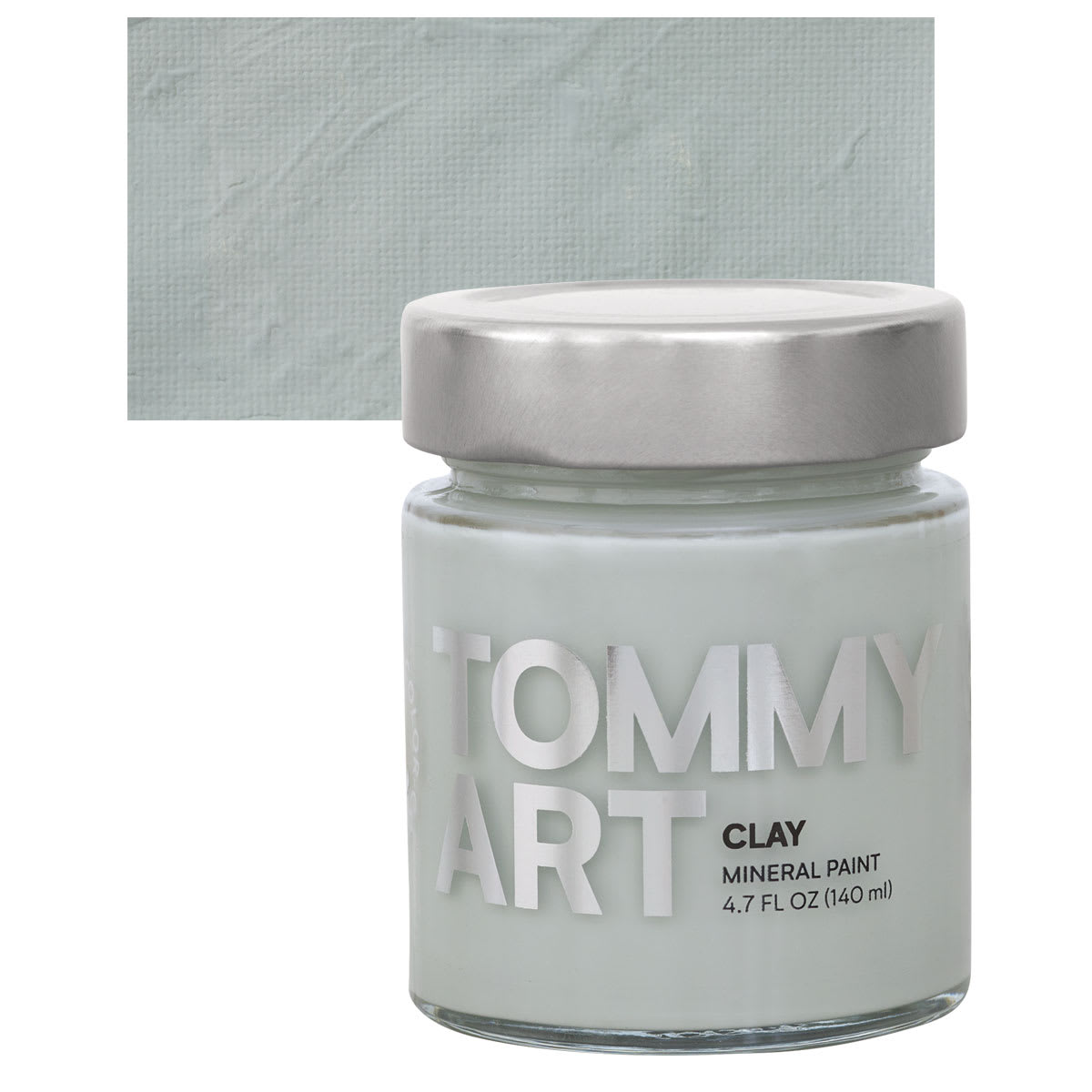 Tommy Art Mineral Paint - Clay, 140 ml jar and swatch