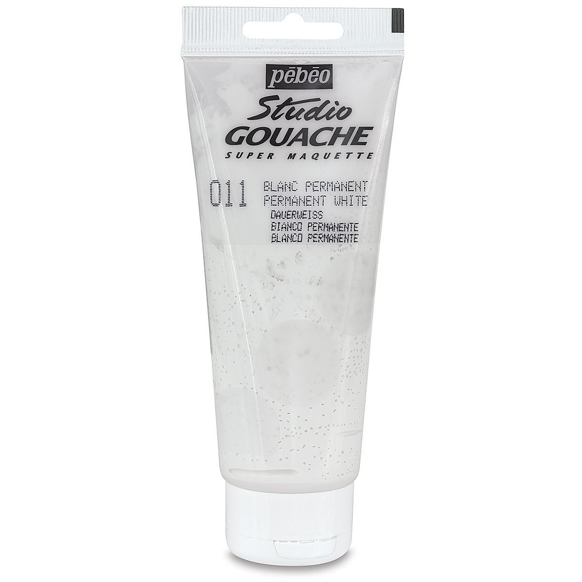 Pebeo Studio Gouache - Permanent White, 100 ml Tube