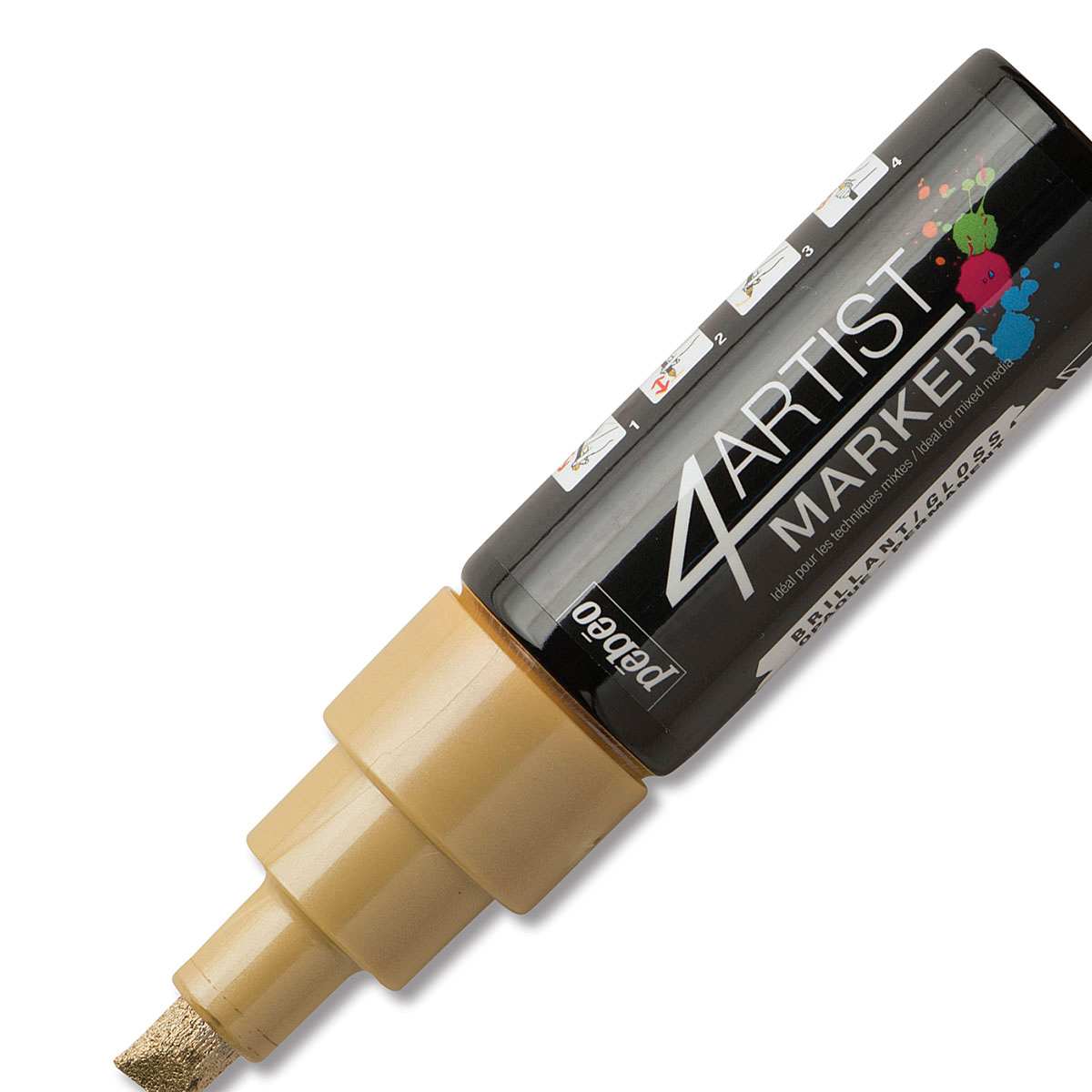 Pebeo 4Artist Marker - Gold, 8 mm