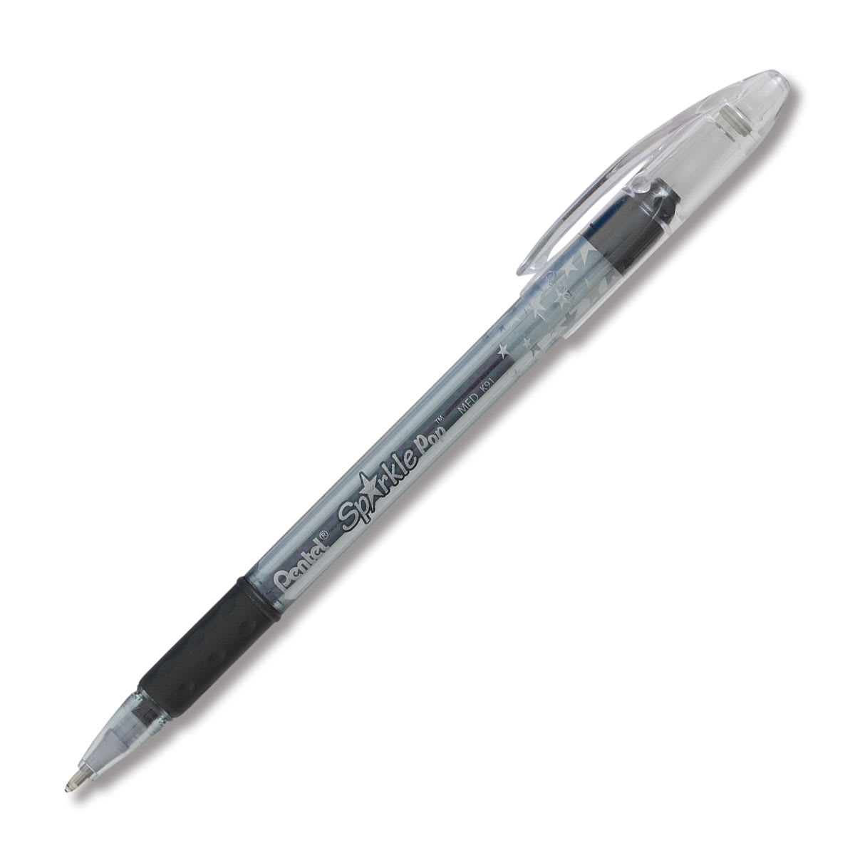 Pentel Sparkle Pop Pen - Black/Red