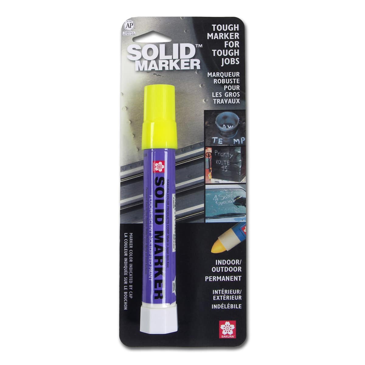 Solid Marker Fluorescent Lemon