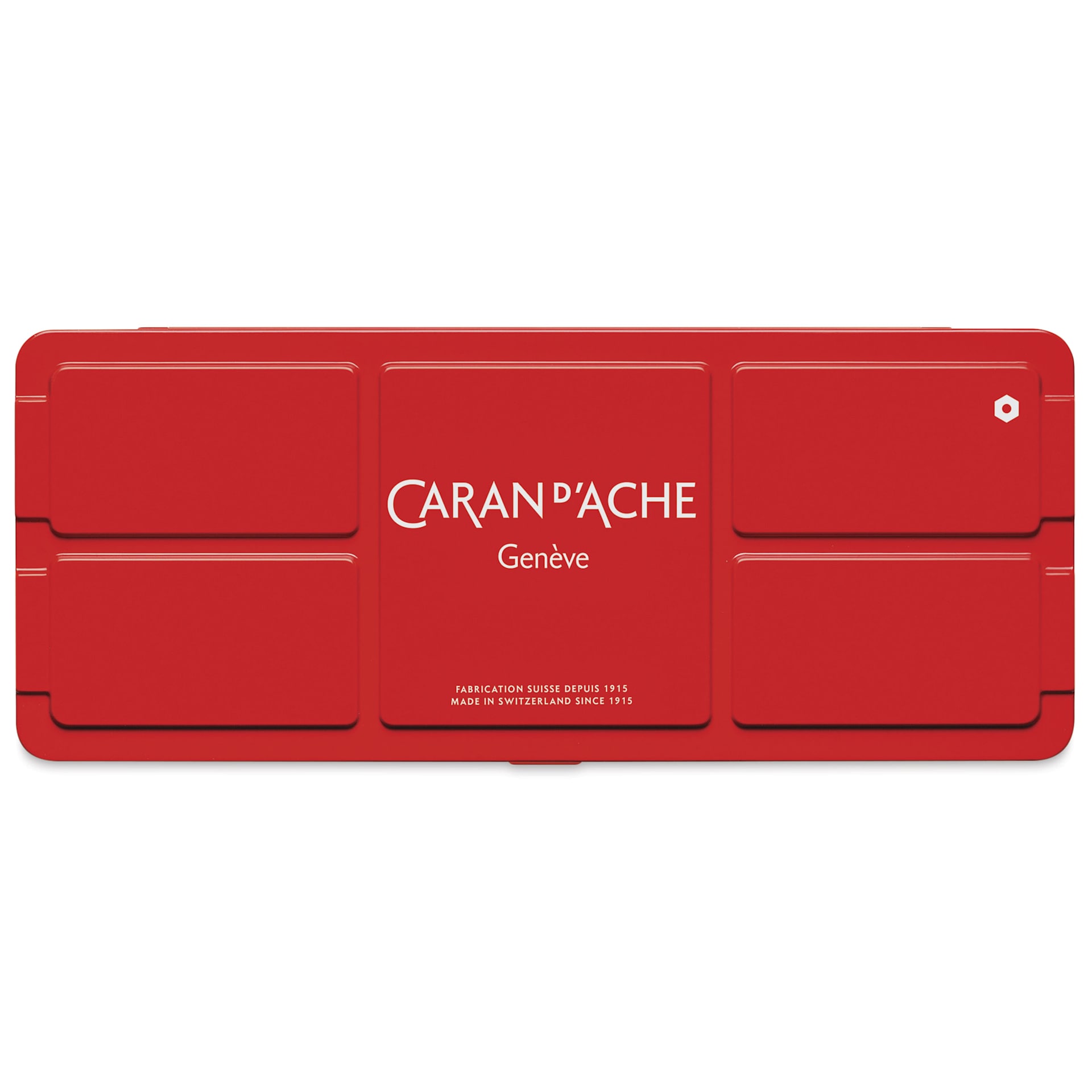 Caran d'Ache Gouache Studio Set - Set of 14 Pans w/White Tube, packaging
