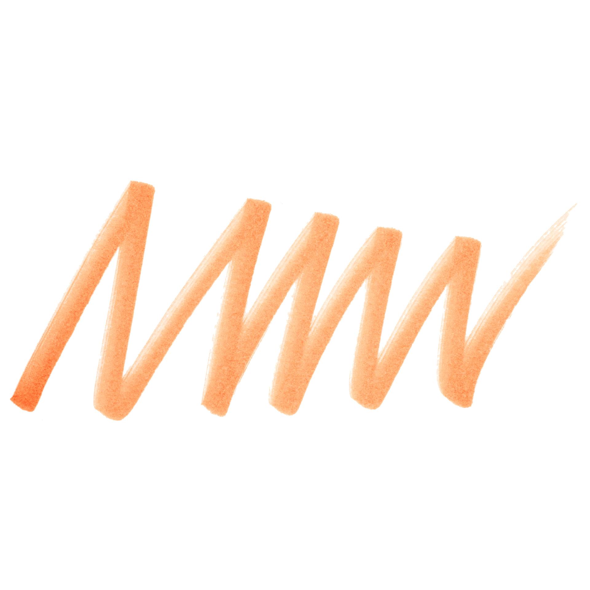 Zebra Mildliner Double Ended Brush Pen - Apricot, swatch