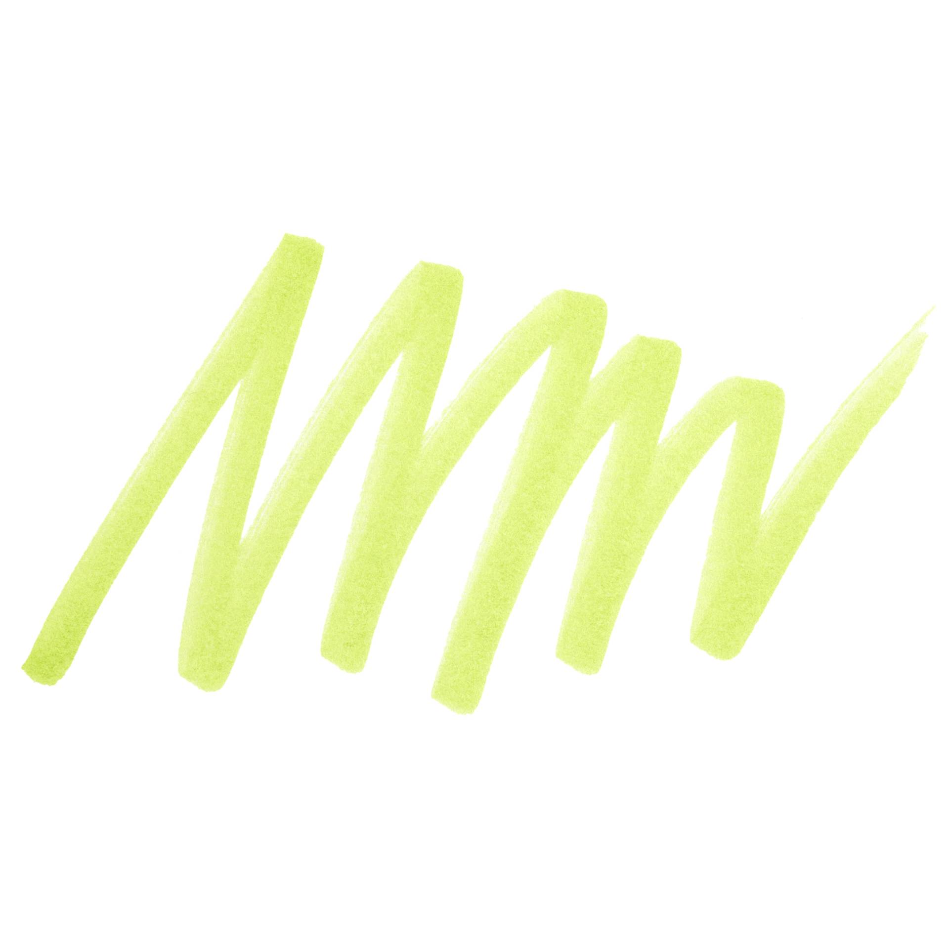 Zebra Mildliner Double Ended Brush Pen - Citrus Green, swatch