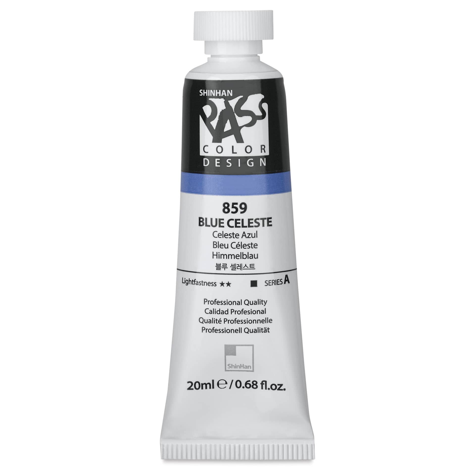 ShinHan Pass Colors Opaque Watercolor Tube - Blue Celeste, 20 ml