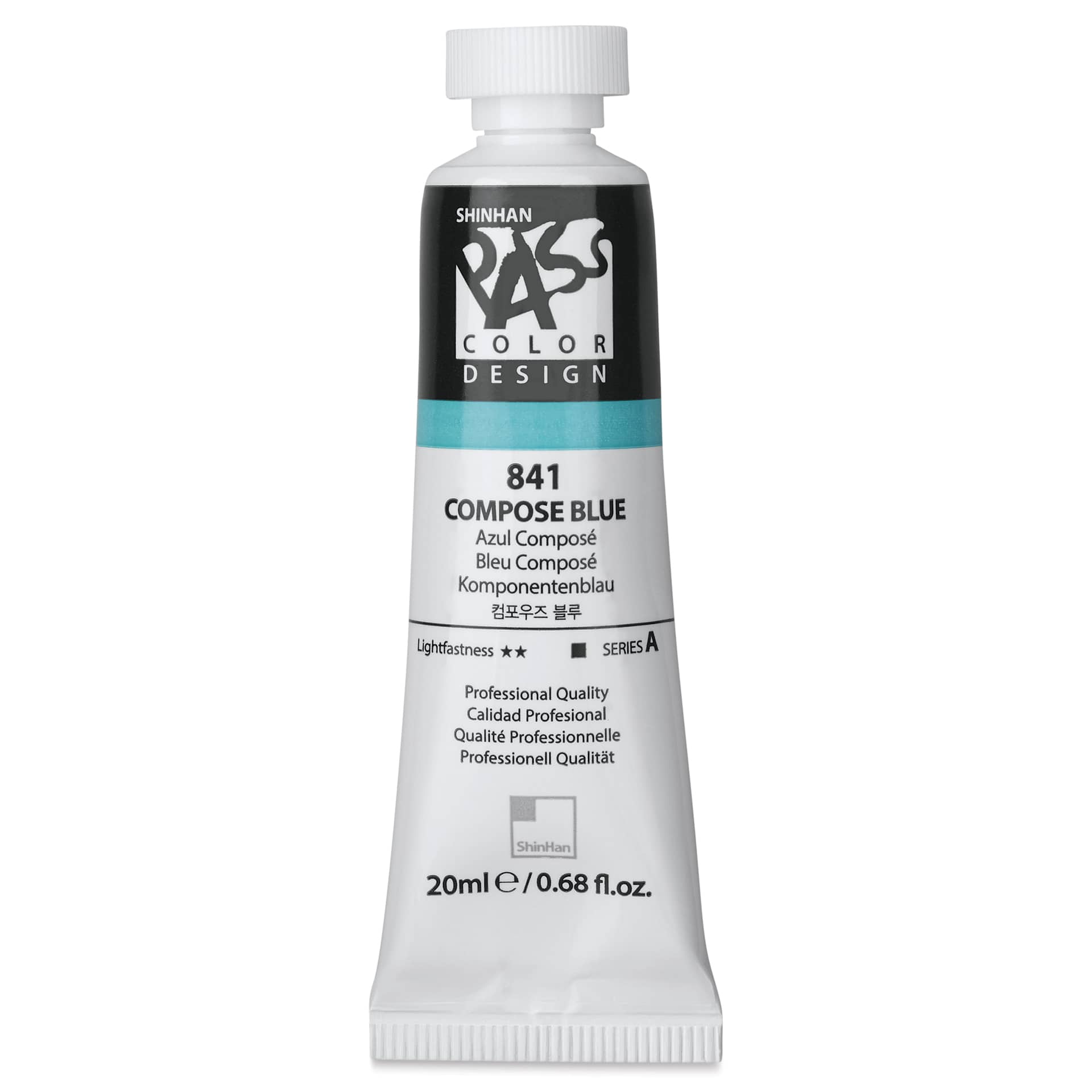 ShinHan Pass Colors Opaque Watercolor Tube - Compose Blue, 20 ml