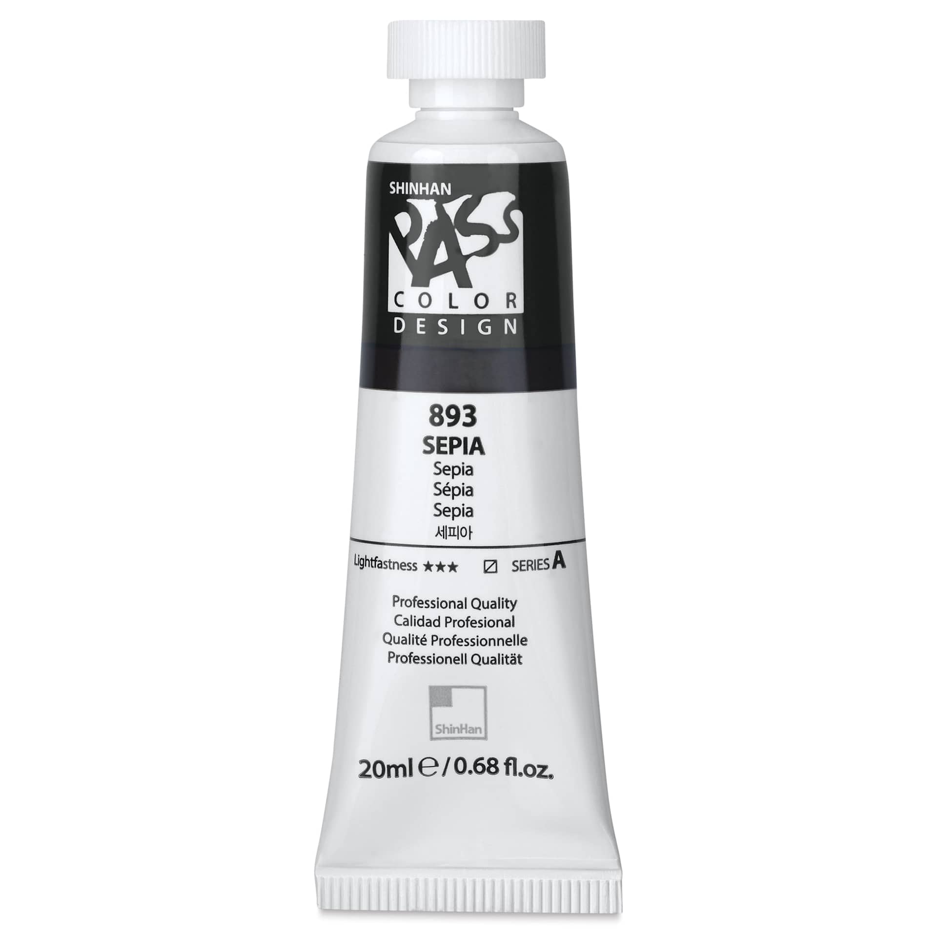 ShinHan Pass Colors Opaque Watercolor Tube - Sepia, 20 ml