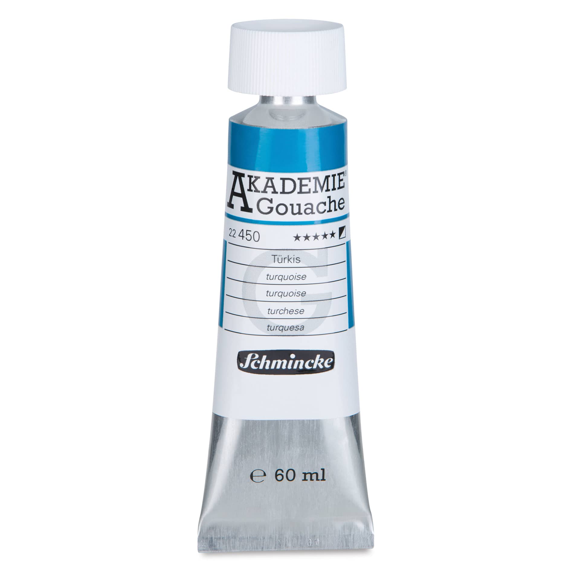 Schmincke Akademie Gouache Paint - Turquoise, 60 ml Tube