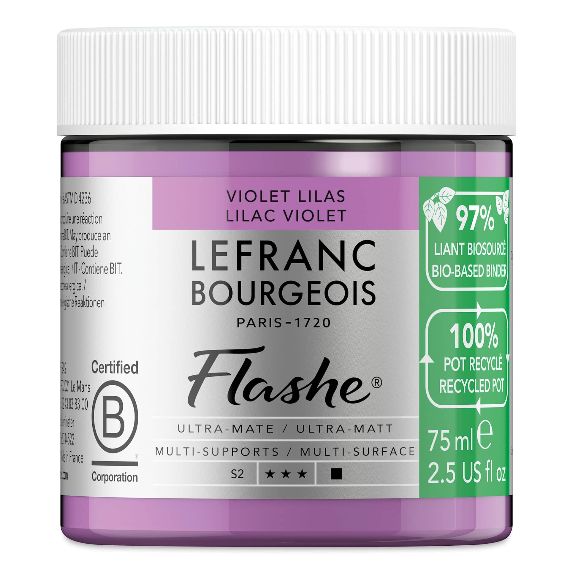 Lefranc Bourgeois Flashe Biobased Paints | BLICK Art Materials