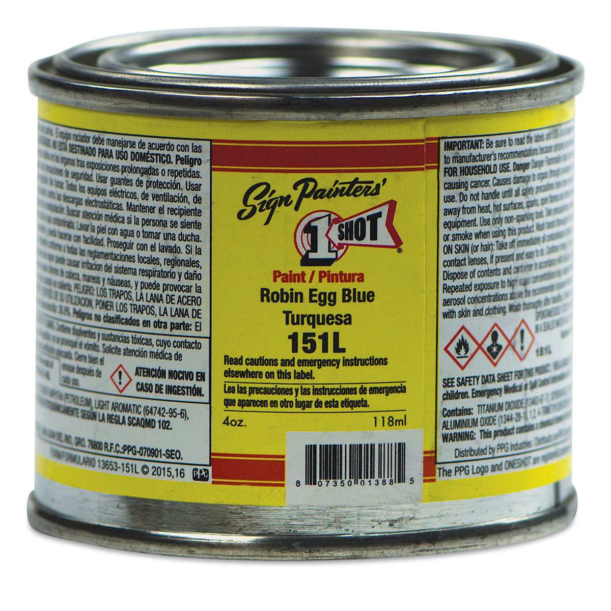 1-Shot Lettering Enamel - Robin Egg Blue, 4 oz