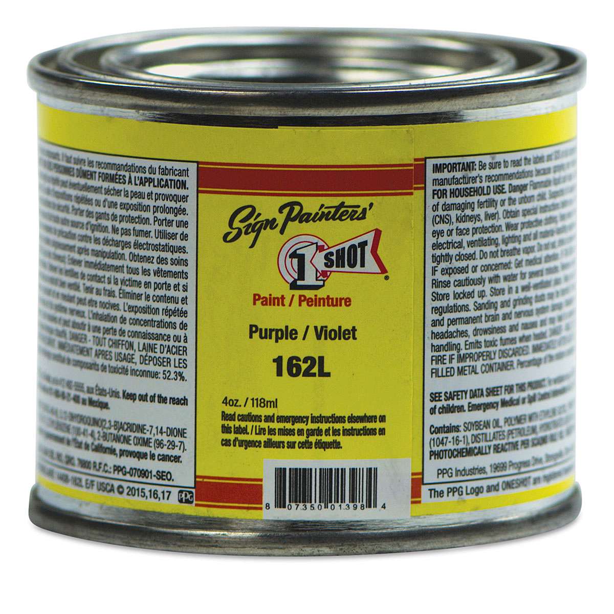 1-Shot Lettering Enamel - Purple, 4 oz