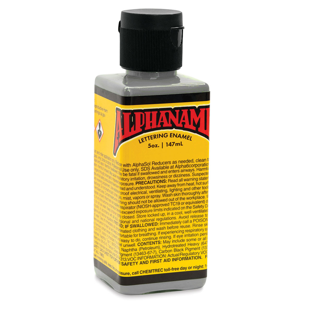 Alpha6 Alphanamel Lettering Enamel - Alpha Gray, 147 ml, Bottle