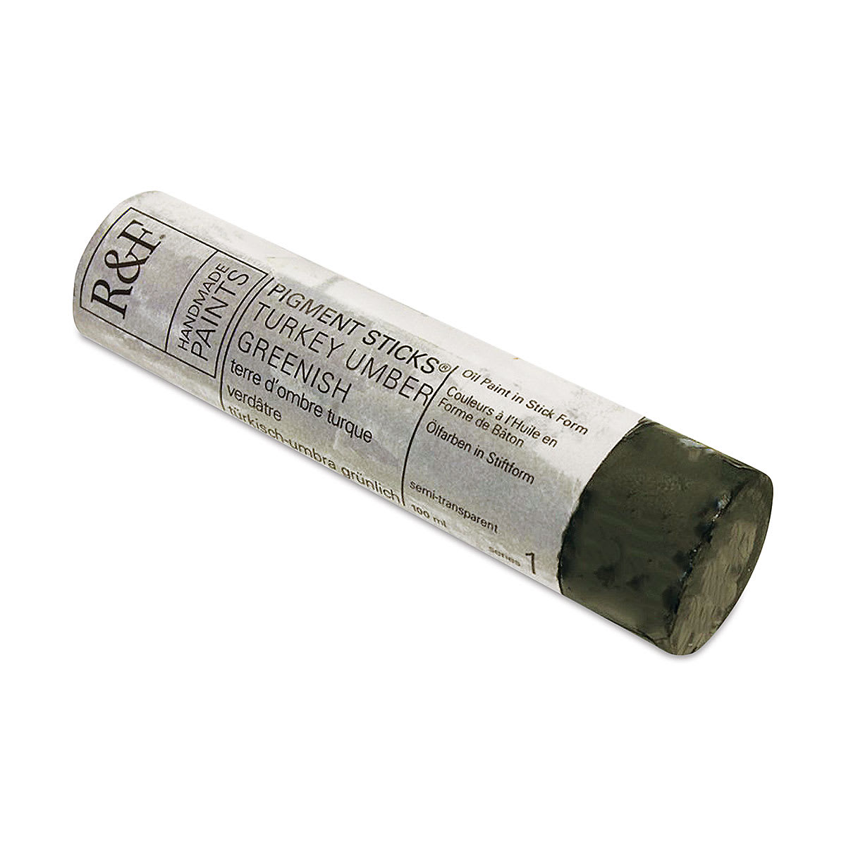R&F Pigment Stick - Turkey Umber Greenish, 100 ml stick
