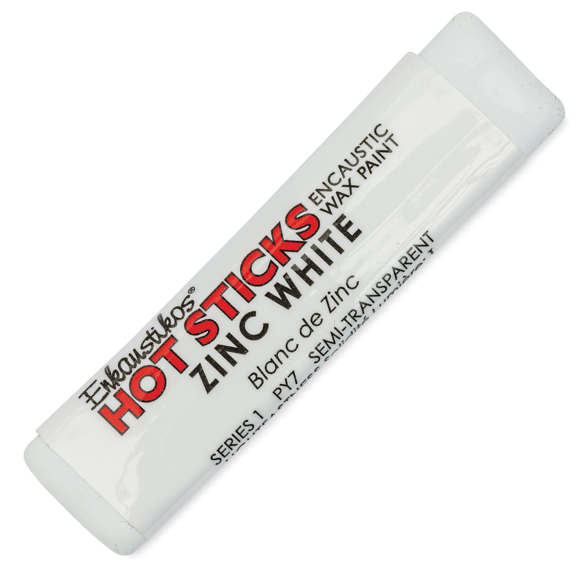 Enkaustikos Hot Sticks Encaustic Paint - Zinc White, 13 ml Stick