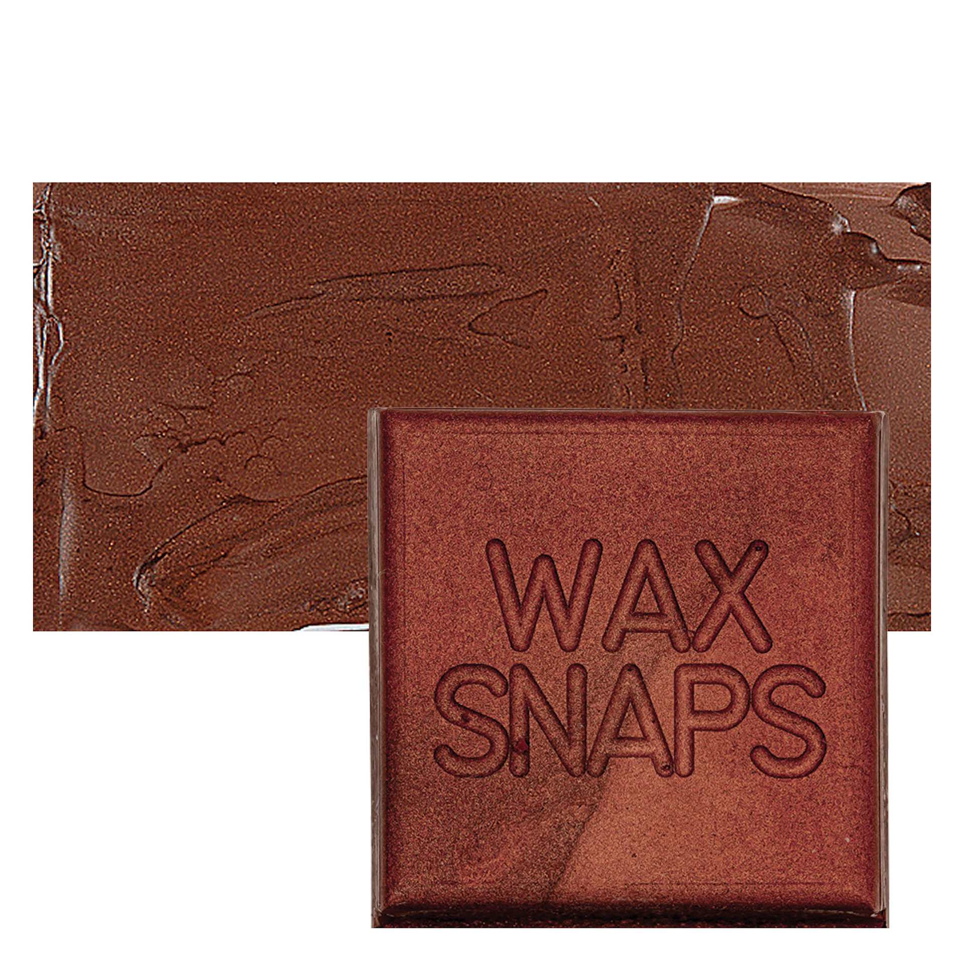 Enkaustikos Wax Snaps Encaustic Paint - Antique Copper Pearl, 40 ml snaps and swatch