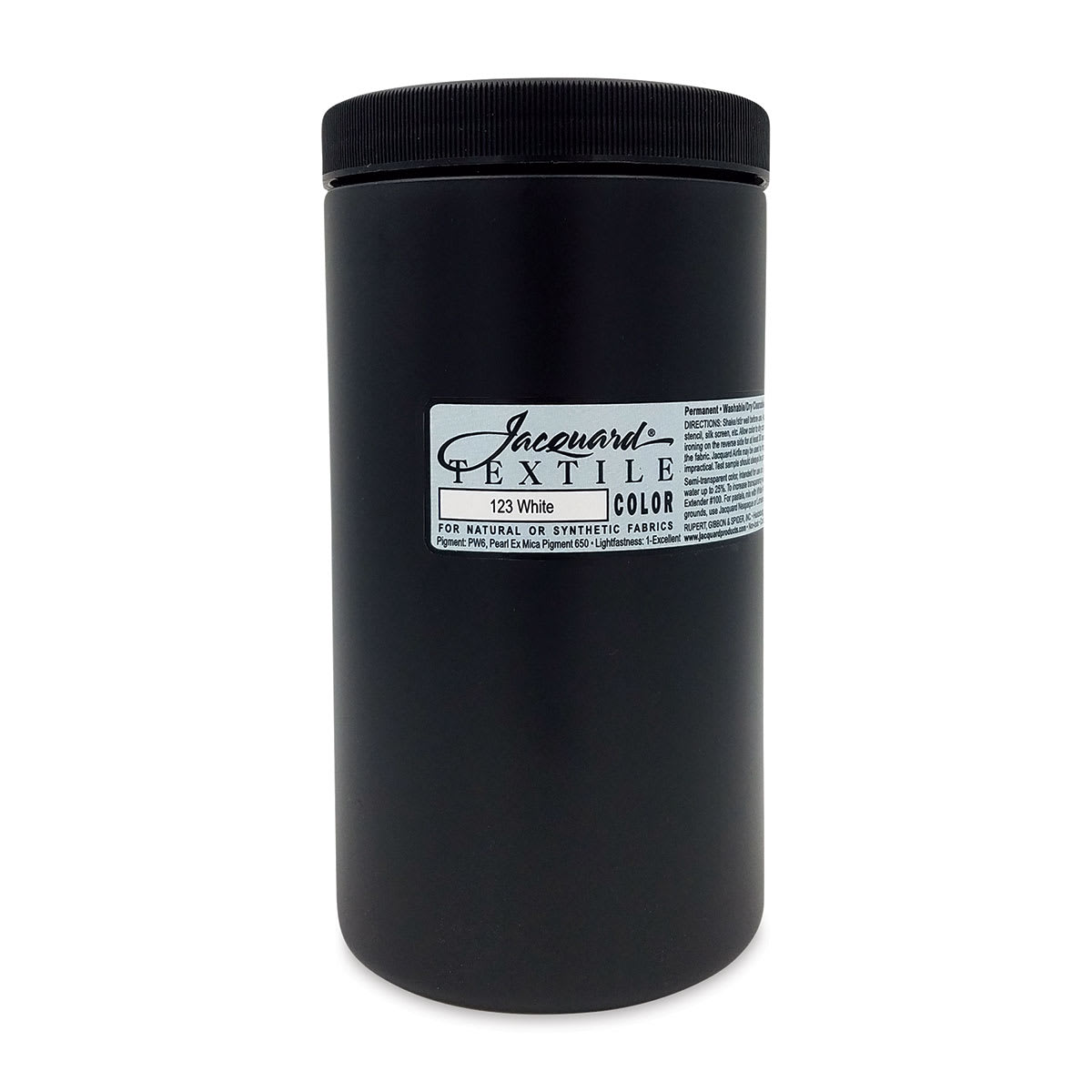 Jacquard Textile Color - White, 32 oz jar