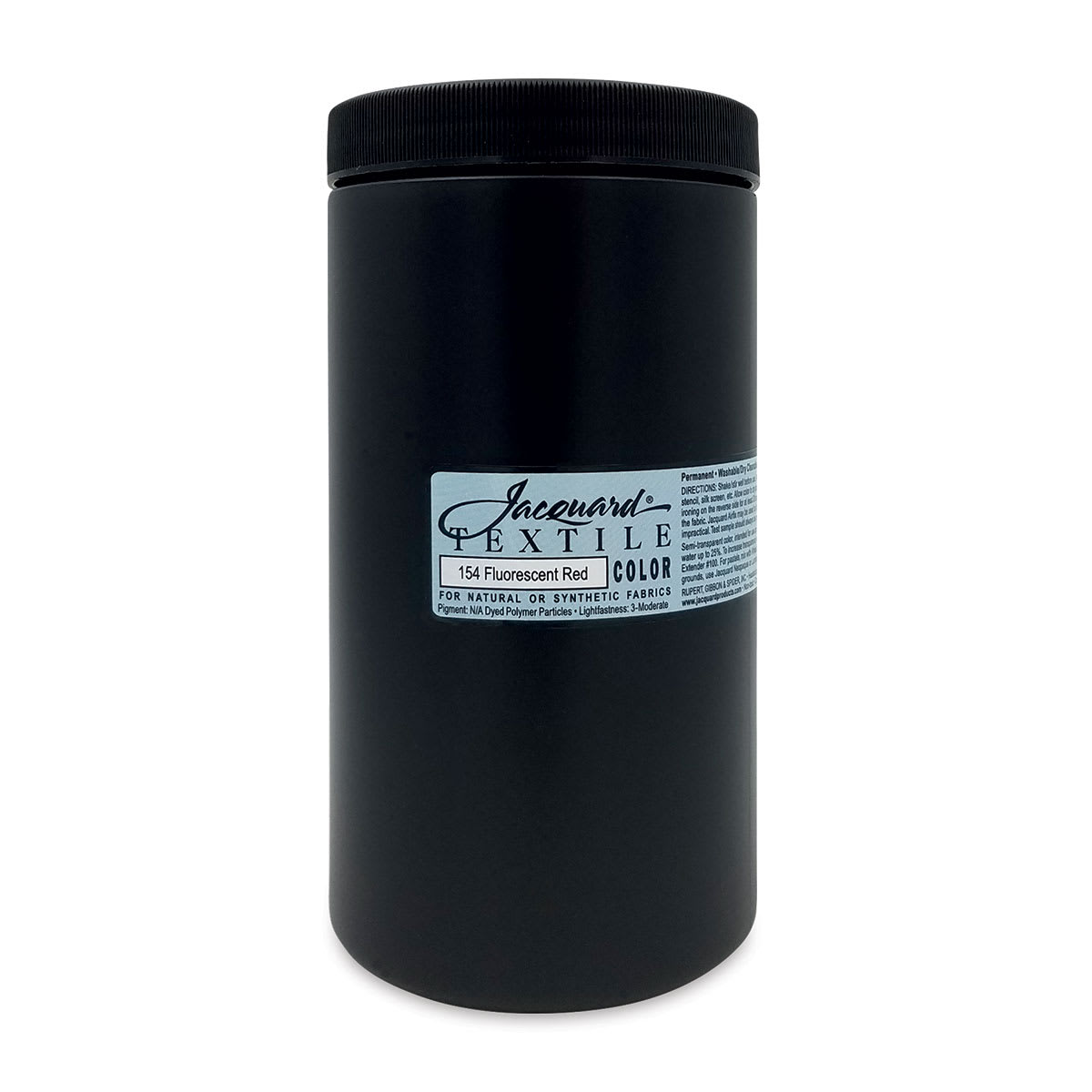 Jacquard Textile Color - Fluorescent Red, 32 oz jar