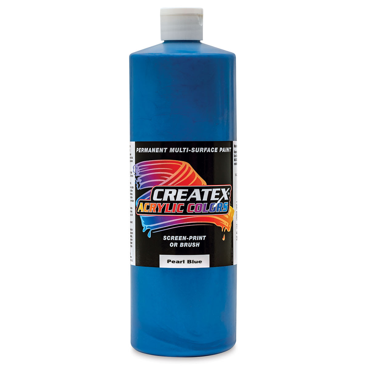 Createx Acrylics - Pearl Blue, Quart