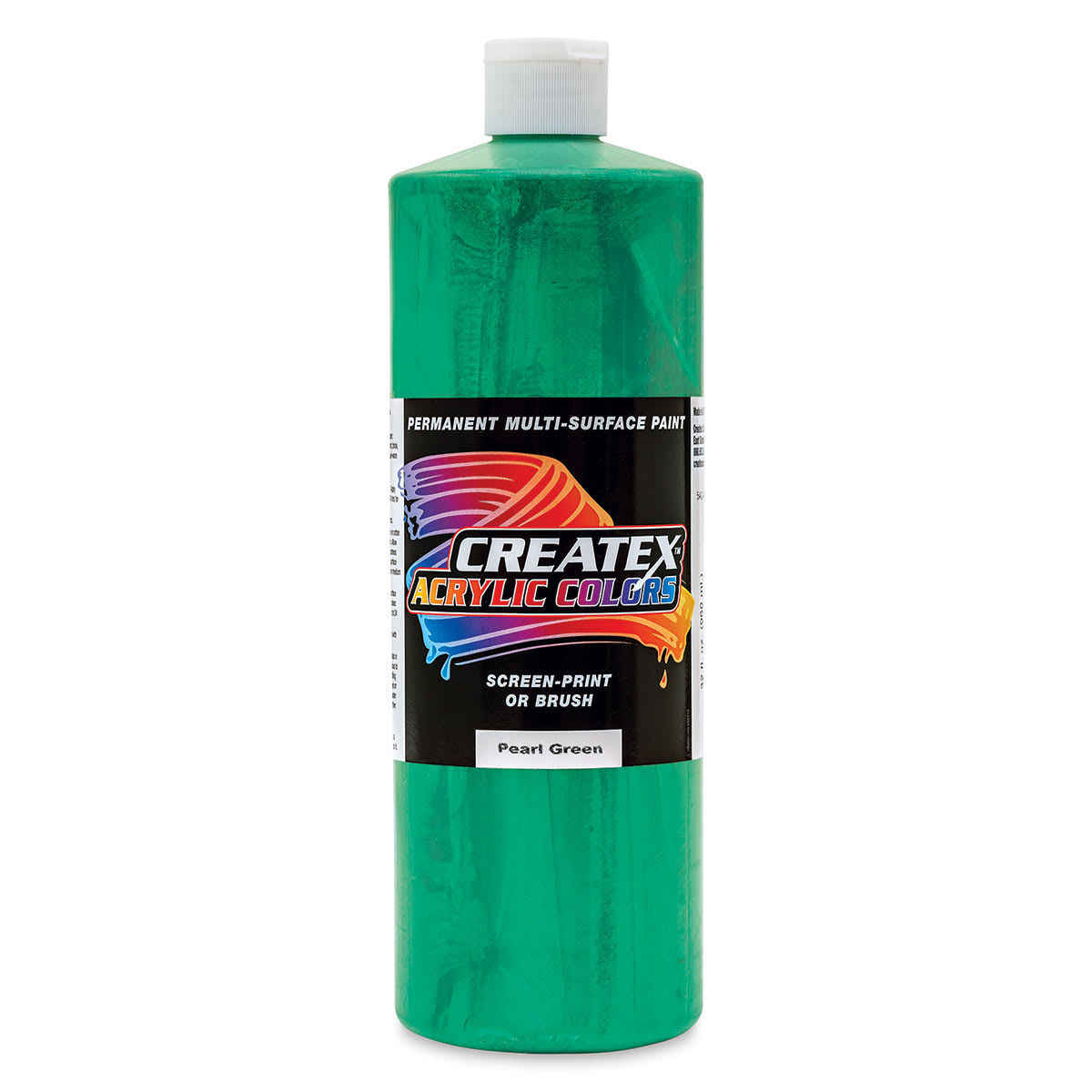 Createx Acrylics - Pearl Green, Quart