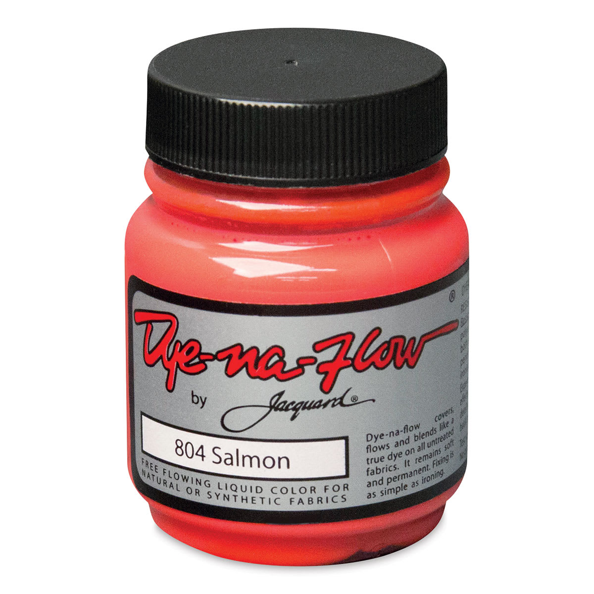 Jacquard Dye-Na-Flow Fabric Color - Salmon, 2.25 oz jar