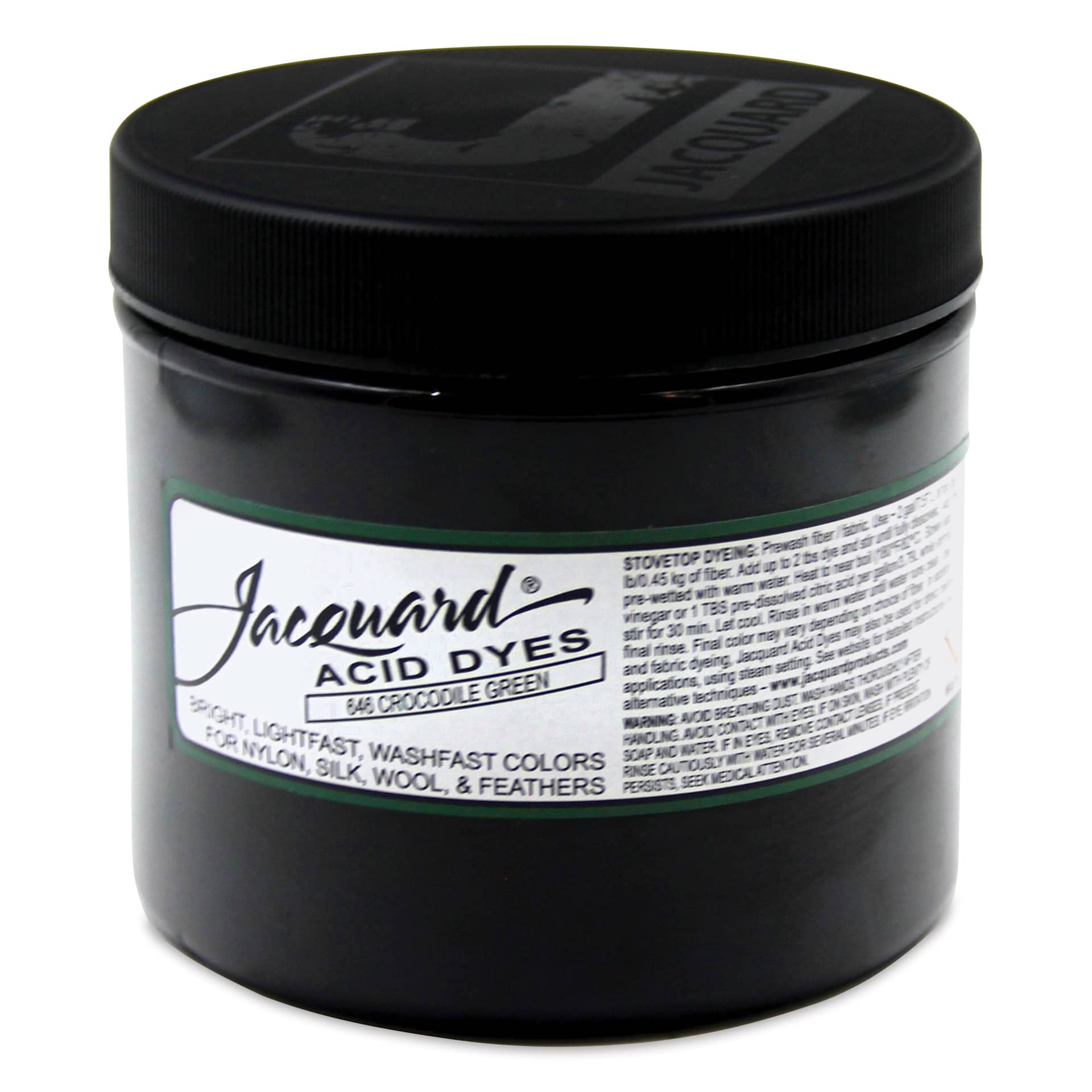 Jacquard Acid Dye - Crocodile Green, 8 oz
