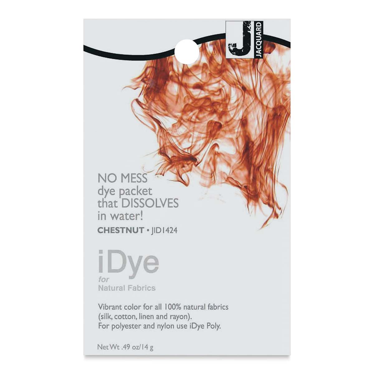 Jacquard iDye - Chestnut, Natural Fabrics, 14 g packet