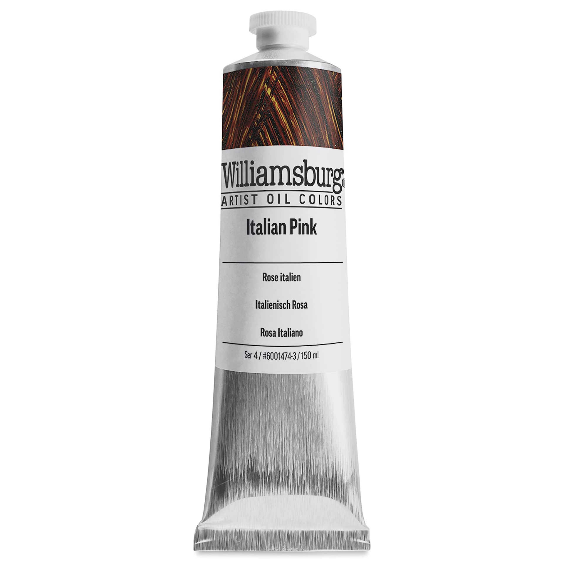 Williamsburg Handmade Oil Paint - Italian Pink, 150 ml tube