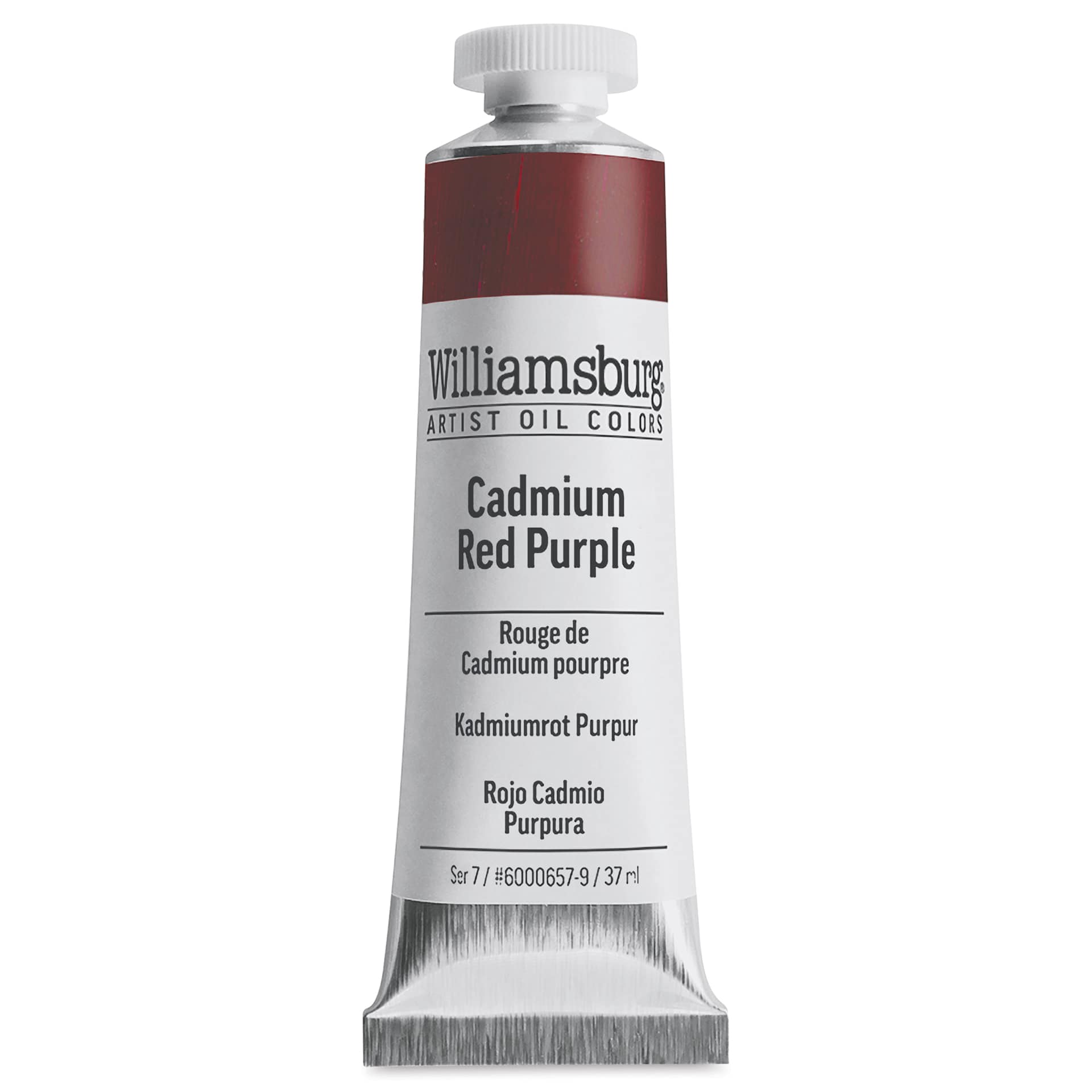 Williamsburg Handmade Oil Paint - Cadmium Red Purple, 37 ml tube
