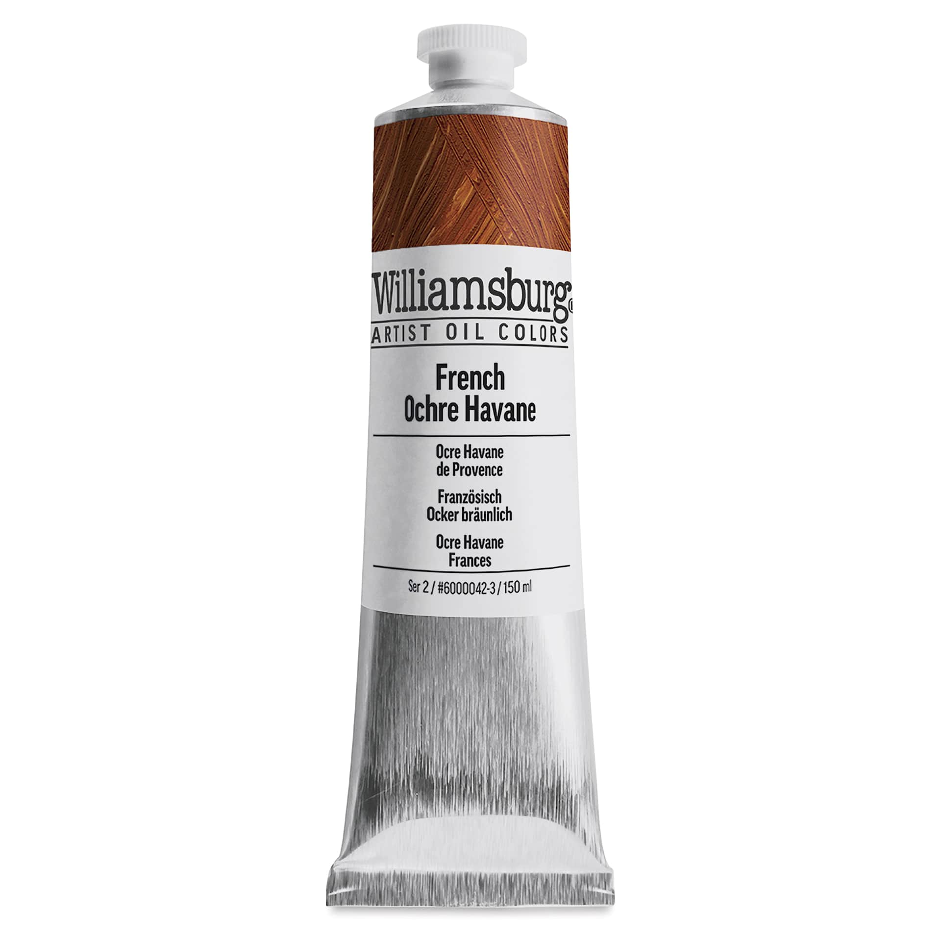 Williamsburg Handmade Oil Paint - French Ochre Havane, 150 ml tube