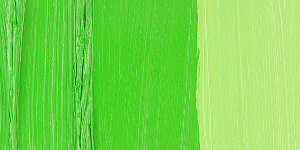 Williamsburg Handmade Oil Paint - Permanent Green Light swatch