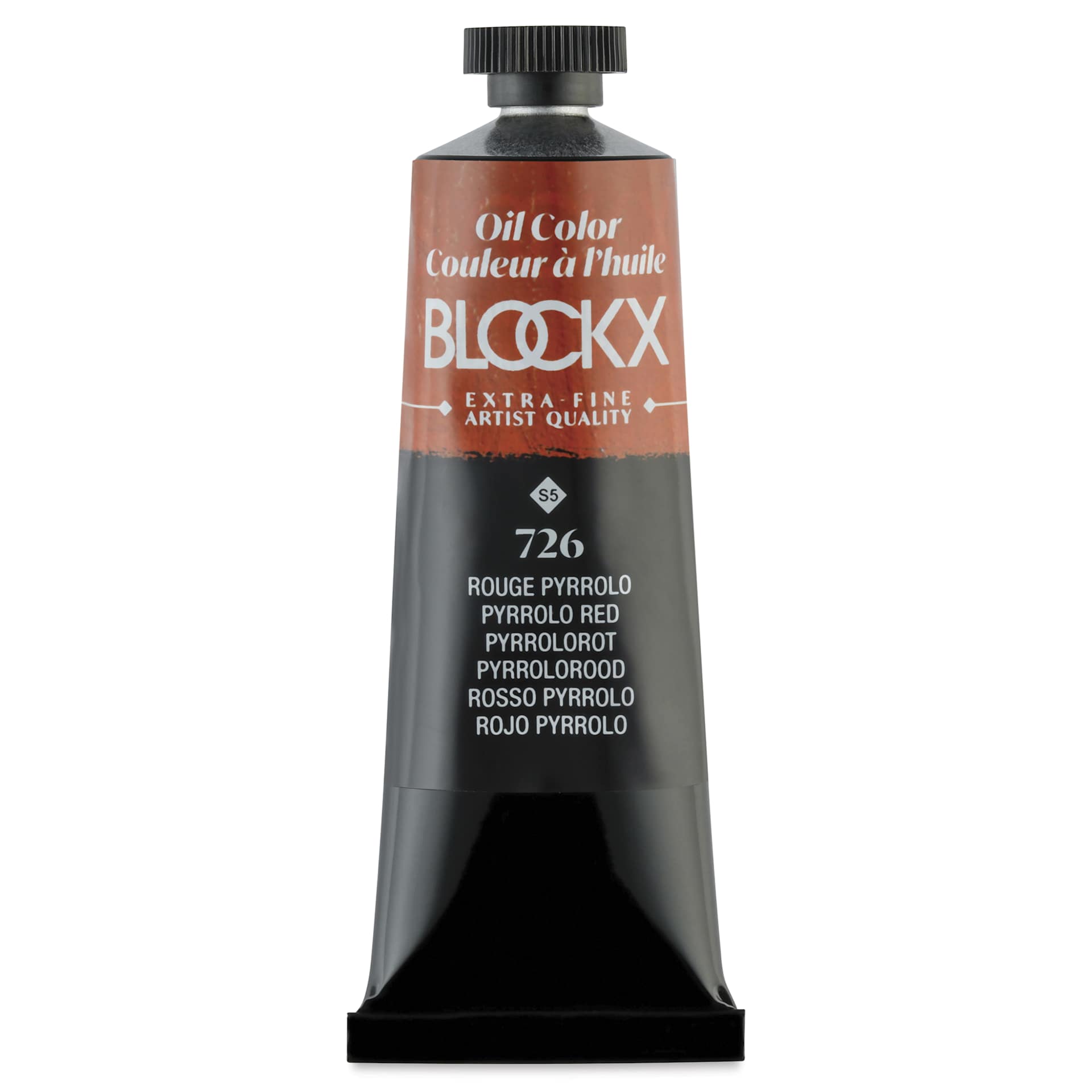Blockx Artist Oil Color - Pyrrolo Red, 35 ml tube