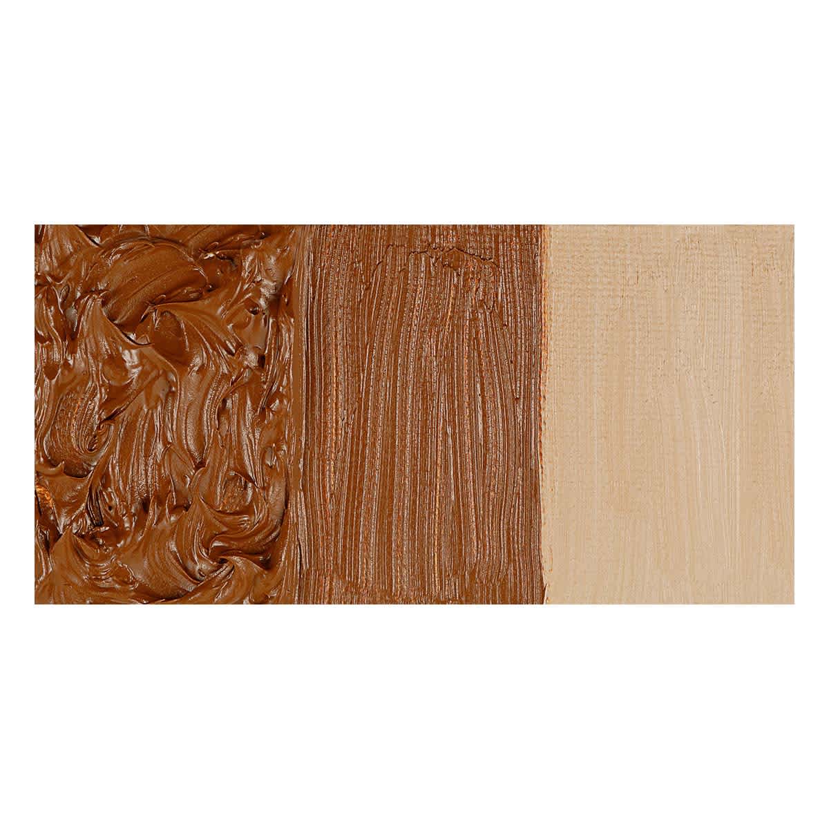 Michael Harding Artists Oil Paint - Italian Brown Ochre swatch