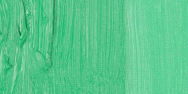 Michael Harding Artists Oil Paint - Permanent Green Light swatch
