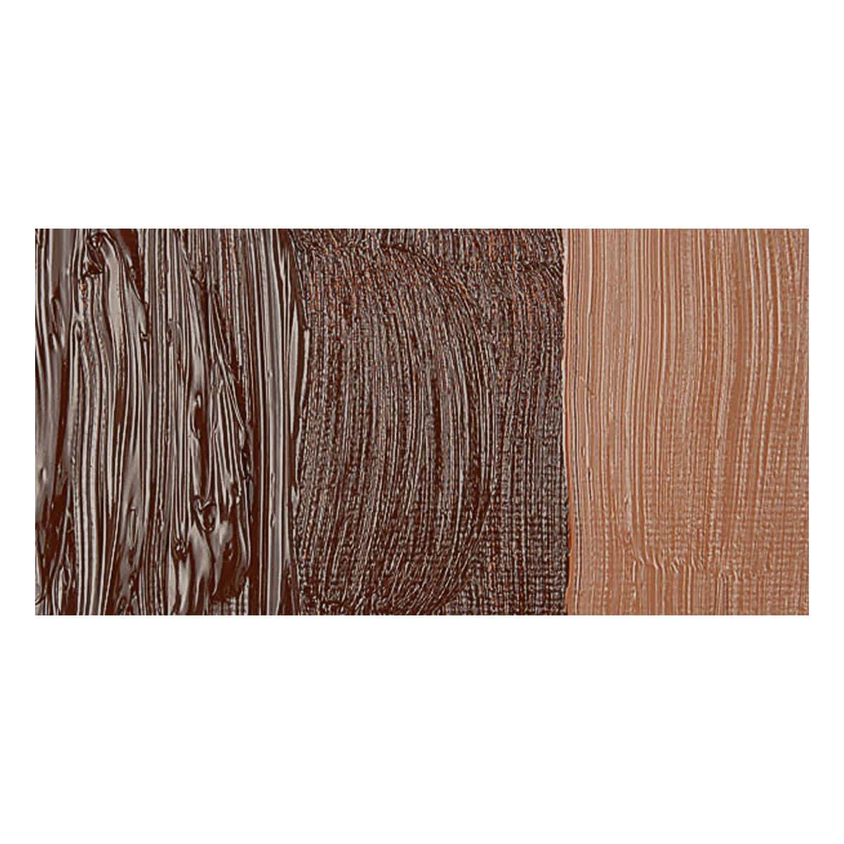 Michael Harding Artists Oil Paint - Red Umber swatch