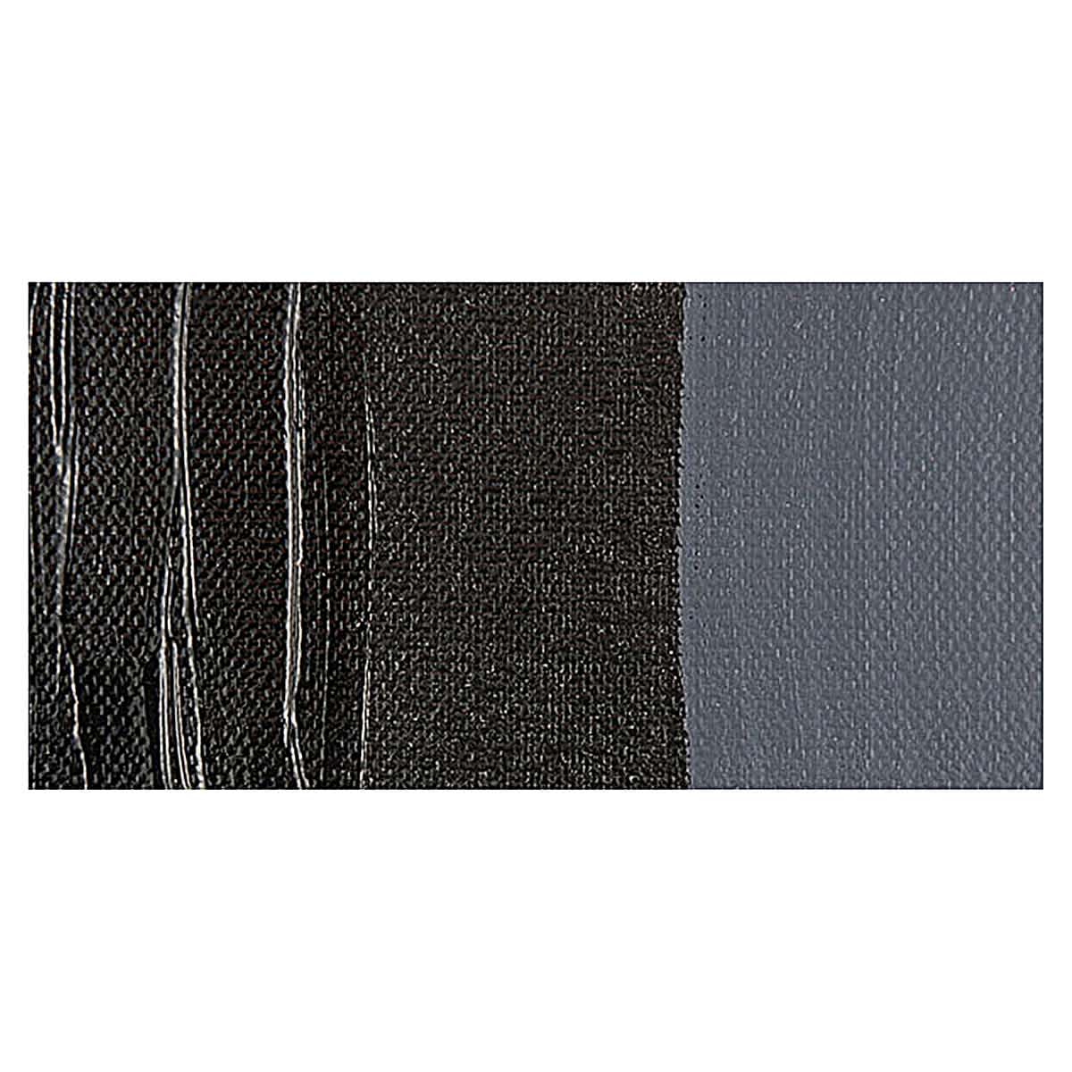 Tri-Art High Viscosity Artist Acrylic - Carbon Black swatch