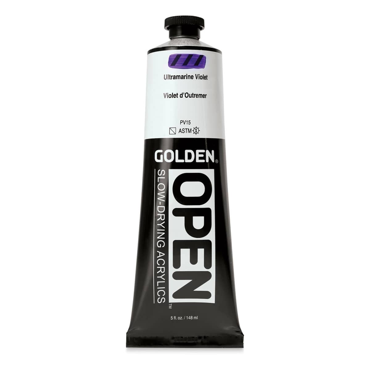 Golden Open Acrylics - Ultramarine Violet, 5 oz Tube