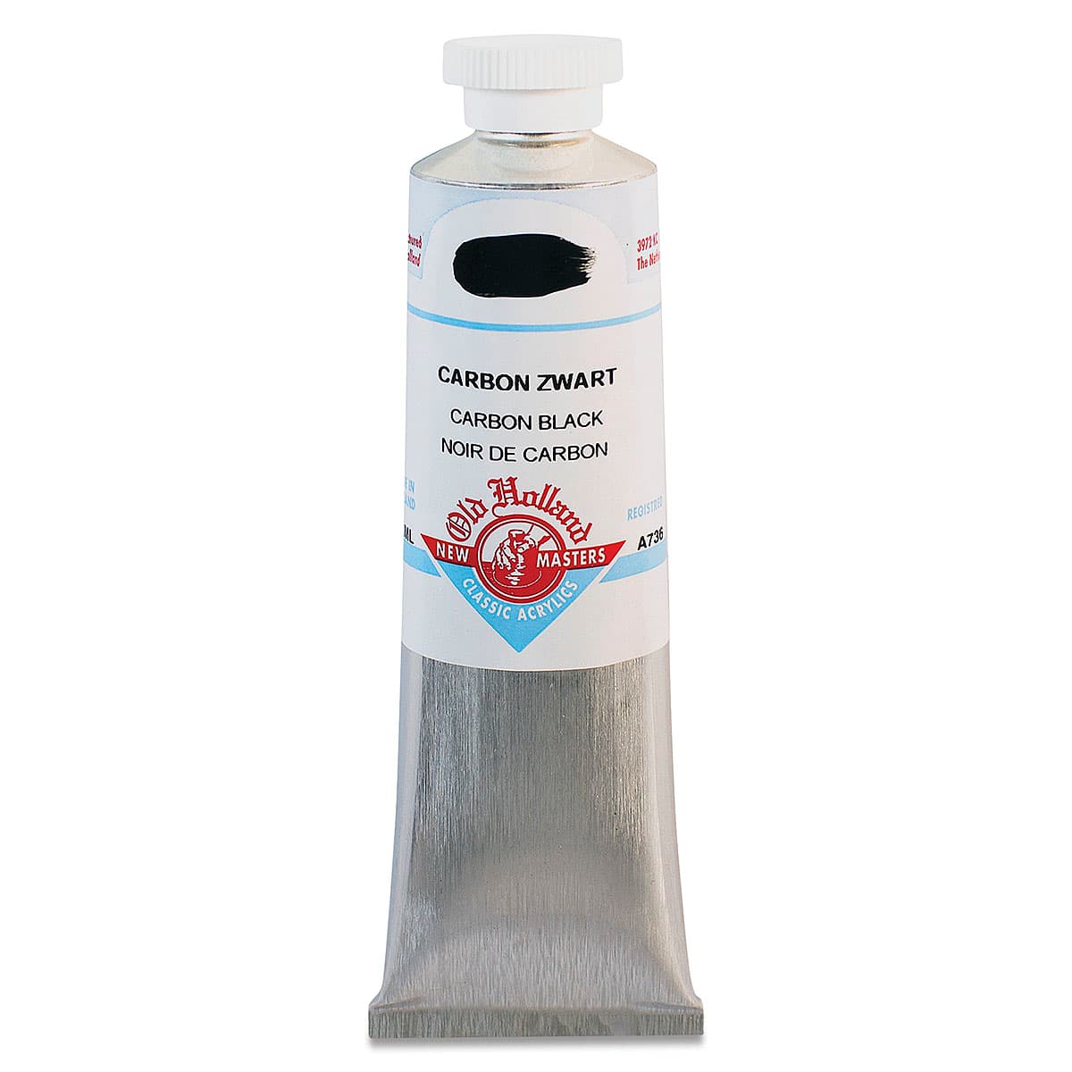 Old Holland New Masters Classic Acrylics - Carbon Black, 60 ml tube