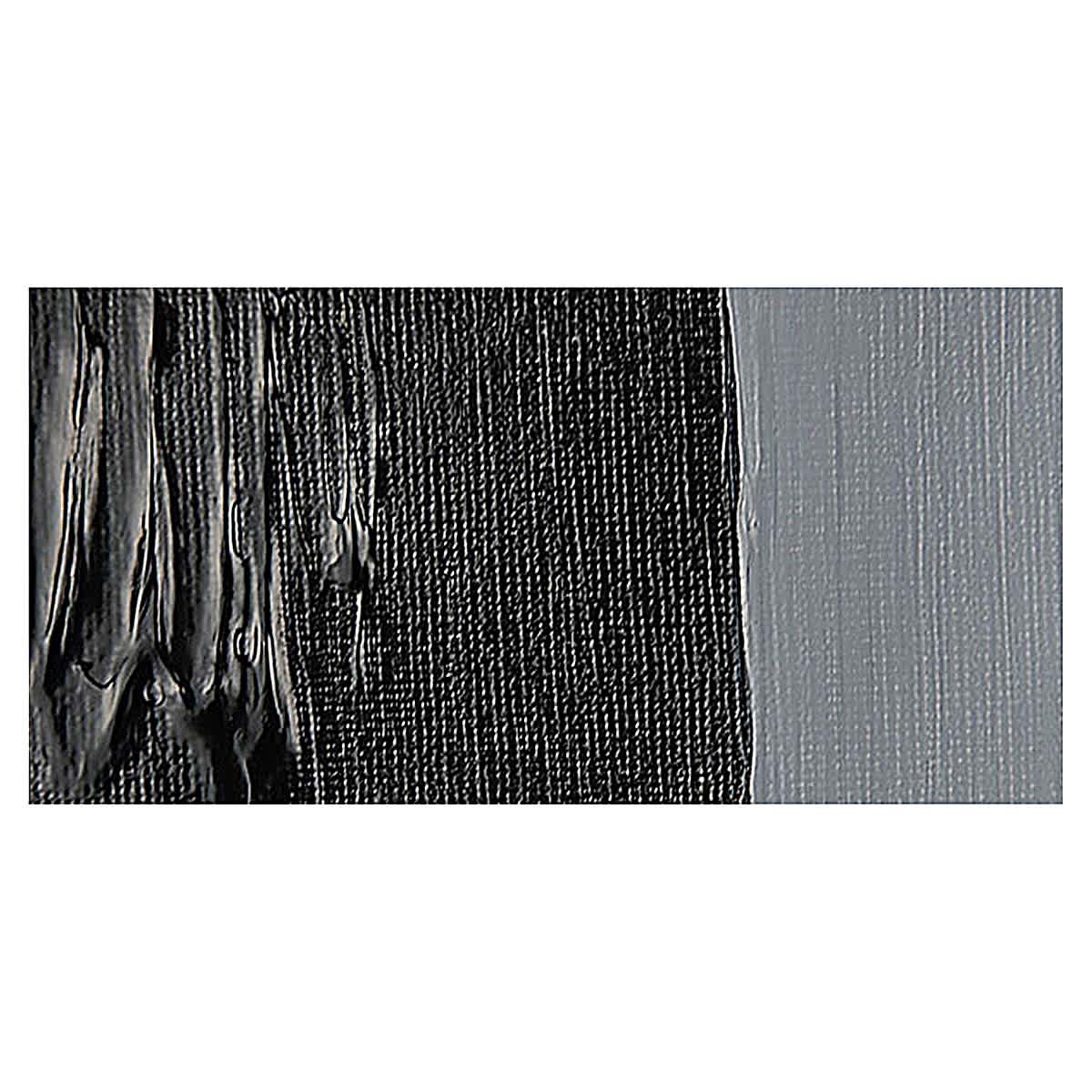 Old Holland New Masters Classic Acrylic Paint - Ivory Black Extra swatch