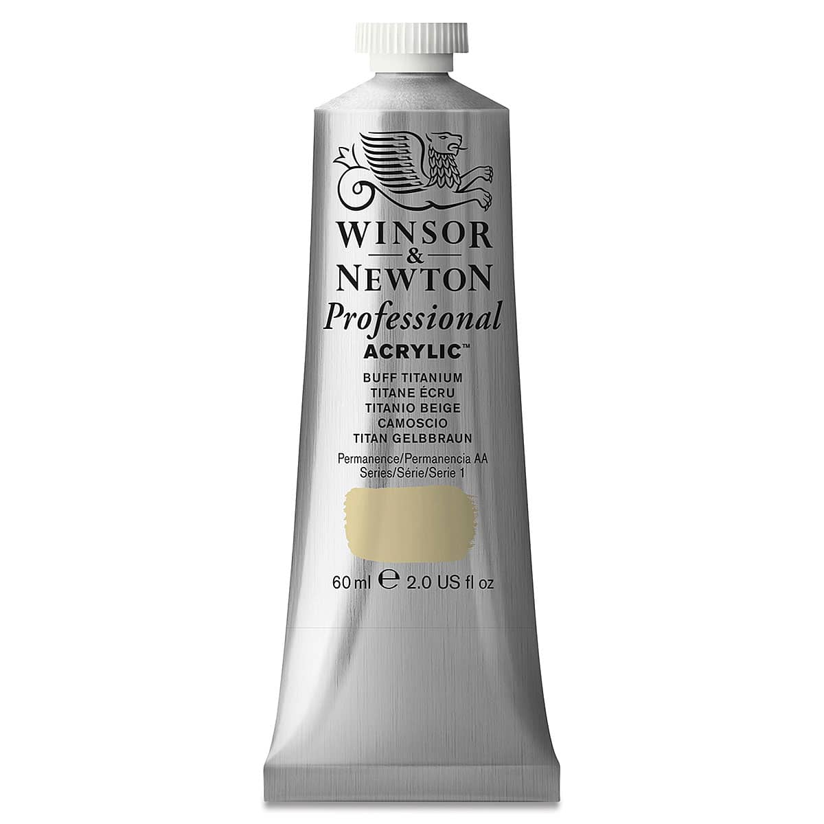 Winsor & Newton Professional Acrylics - Buff Titanium, 60 ml tube