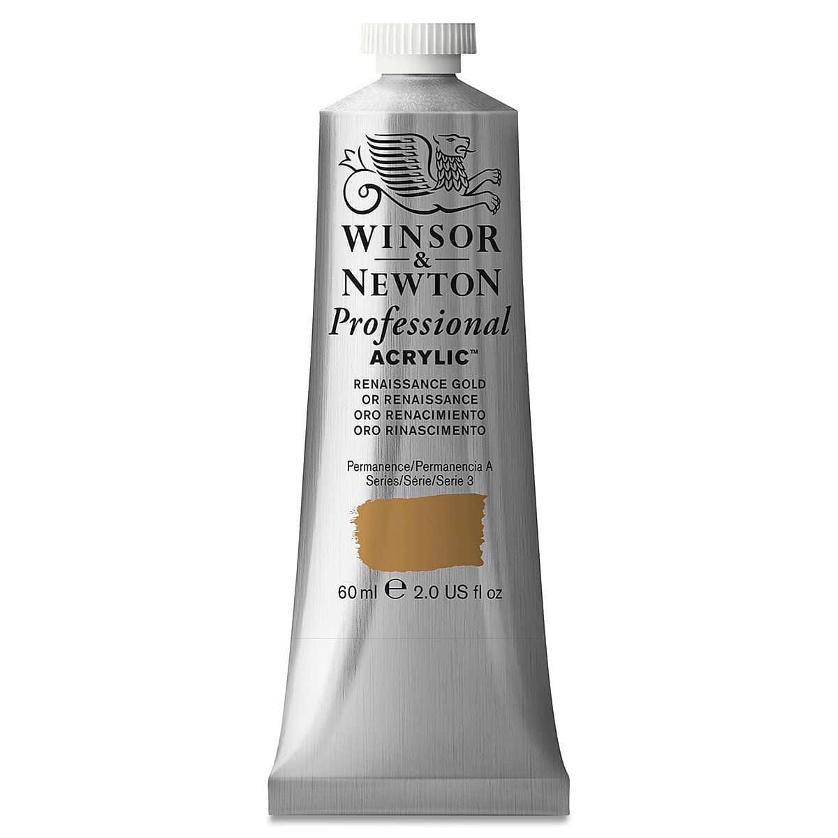 Winsor & Newton Professional Acrylics - Renaissance Gold, 60 ml tube